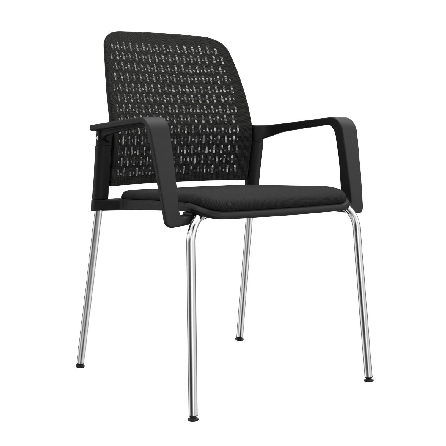 SILLA FIJA PINKO EC NEGRO OFIDEAS - 1