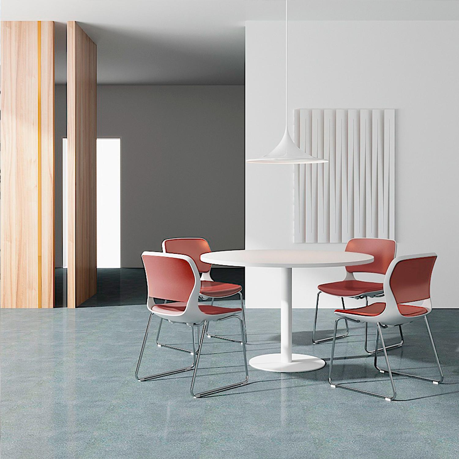 SILLA FIJA BRIGTH PREMIUM BORGOÑA OFIDEAS - 3