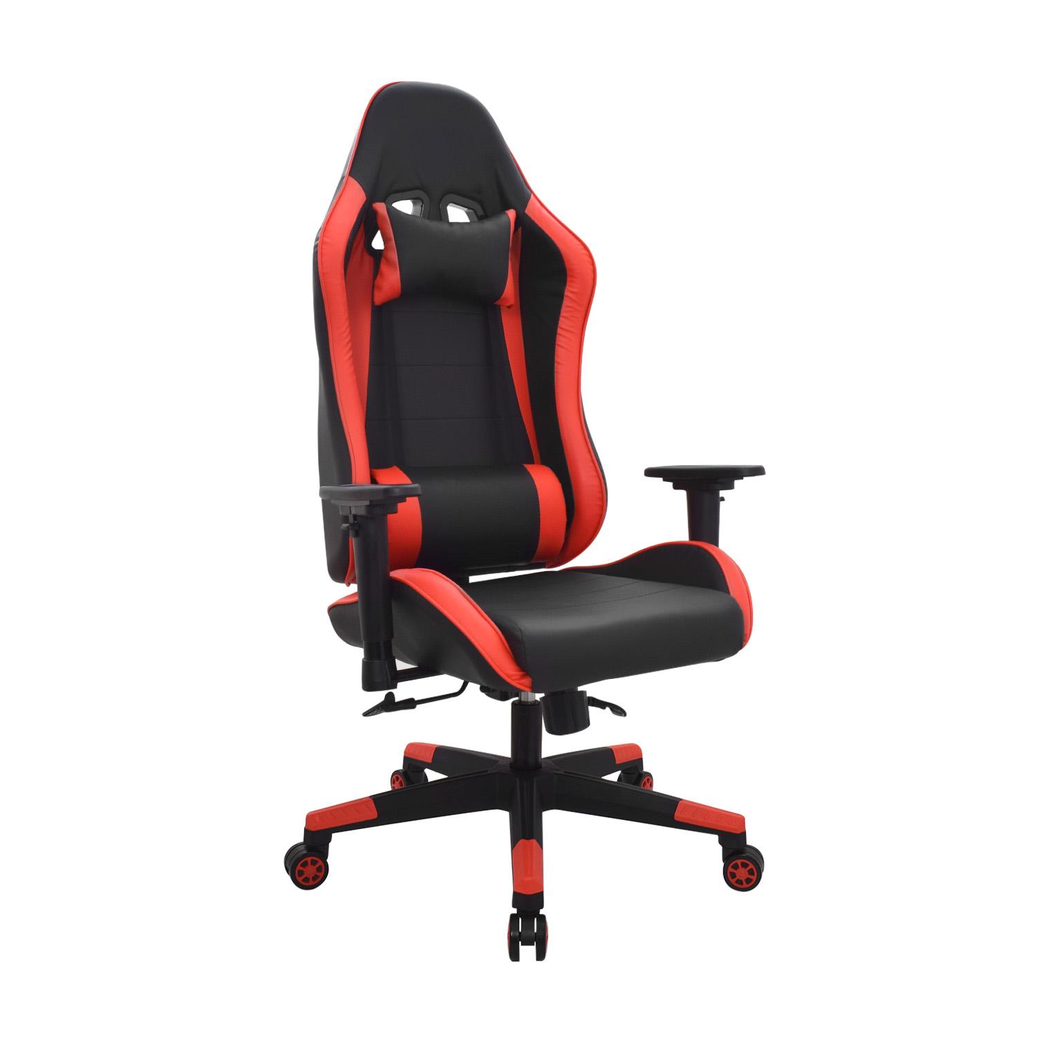 SILLA GAMER LEAF NEGRO/ROJO OFIDEAS - 1