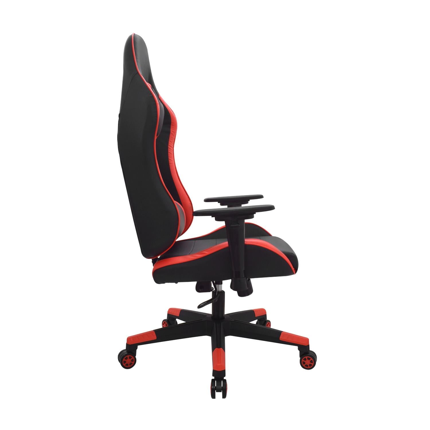 SILLA GAMER LEAF NEGRO/ROJO OFIDEAS - 3