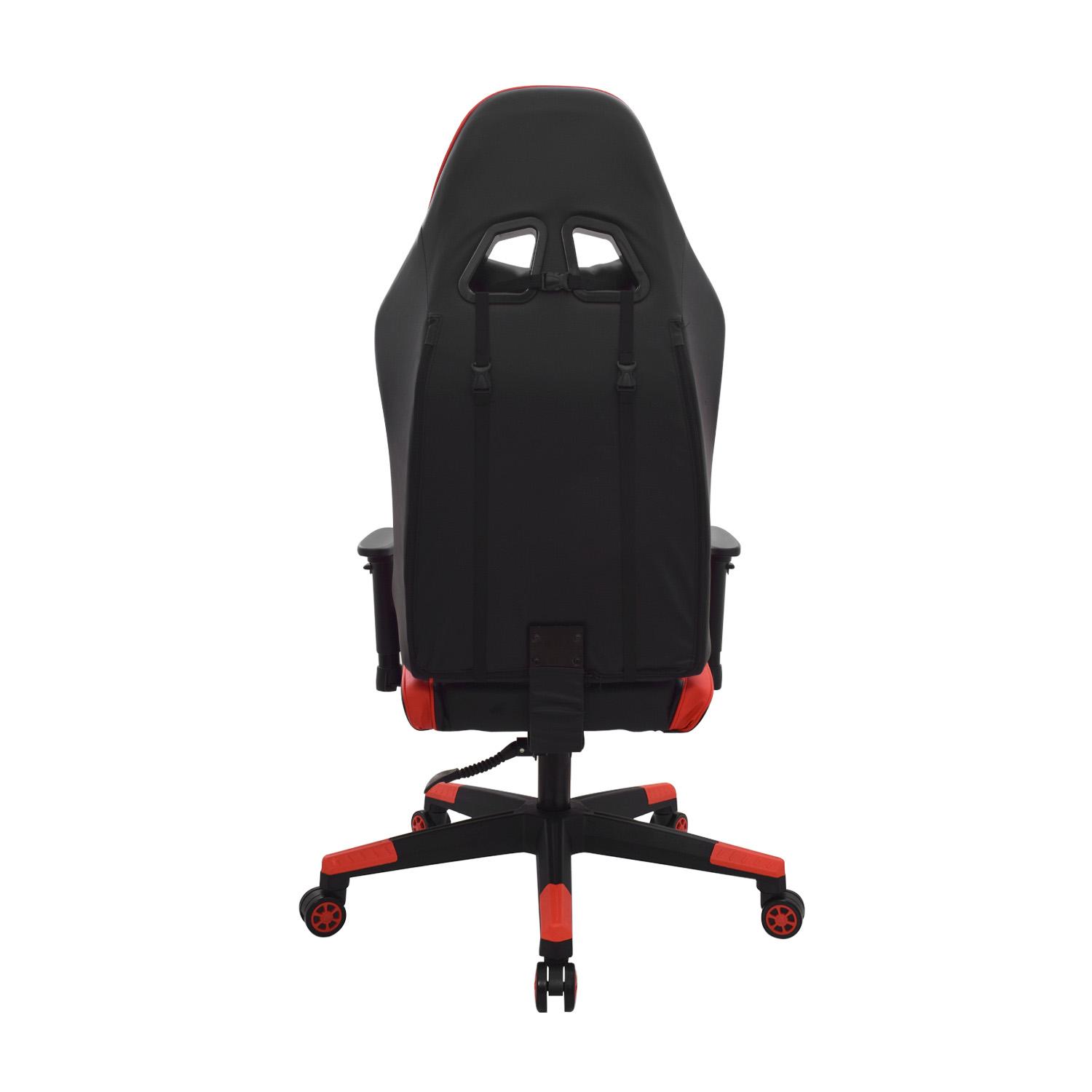 SILLA GAMER LEAF NEGRO/ROJO OFIDEAS - 5