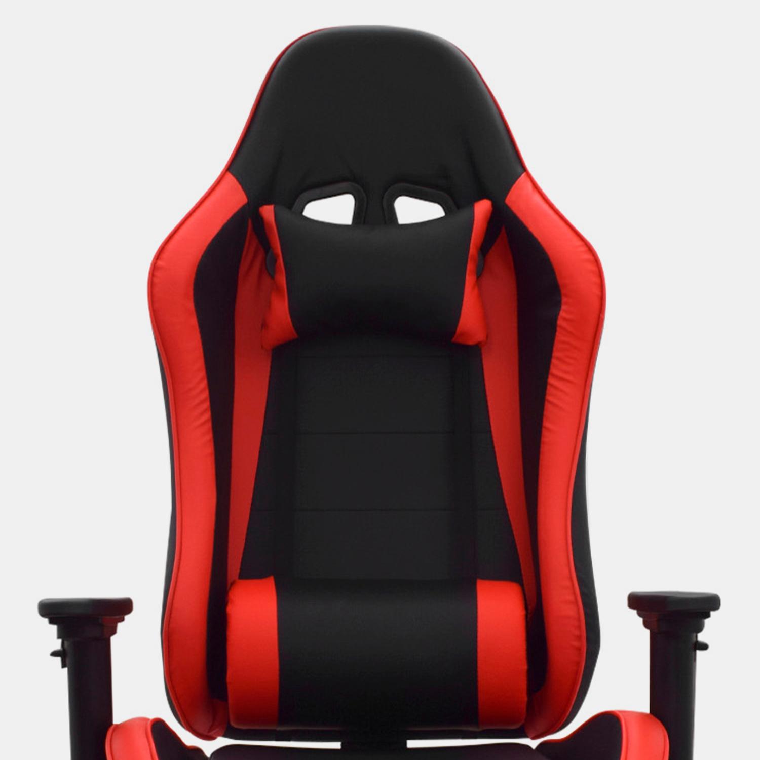 SILLA GAMER LEAF NEGRO/ROJO OFIDEAS - 8