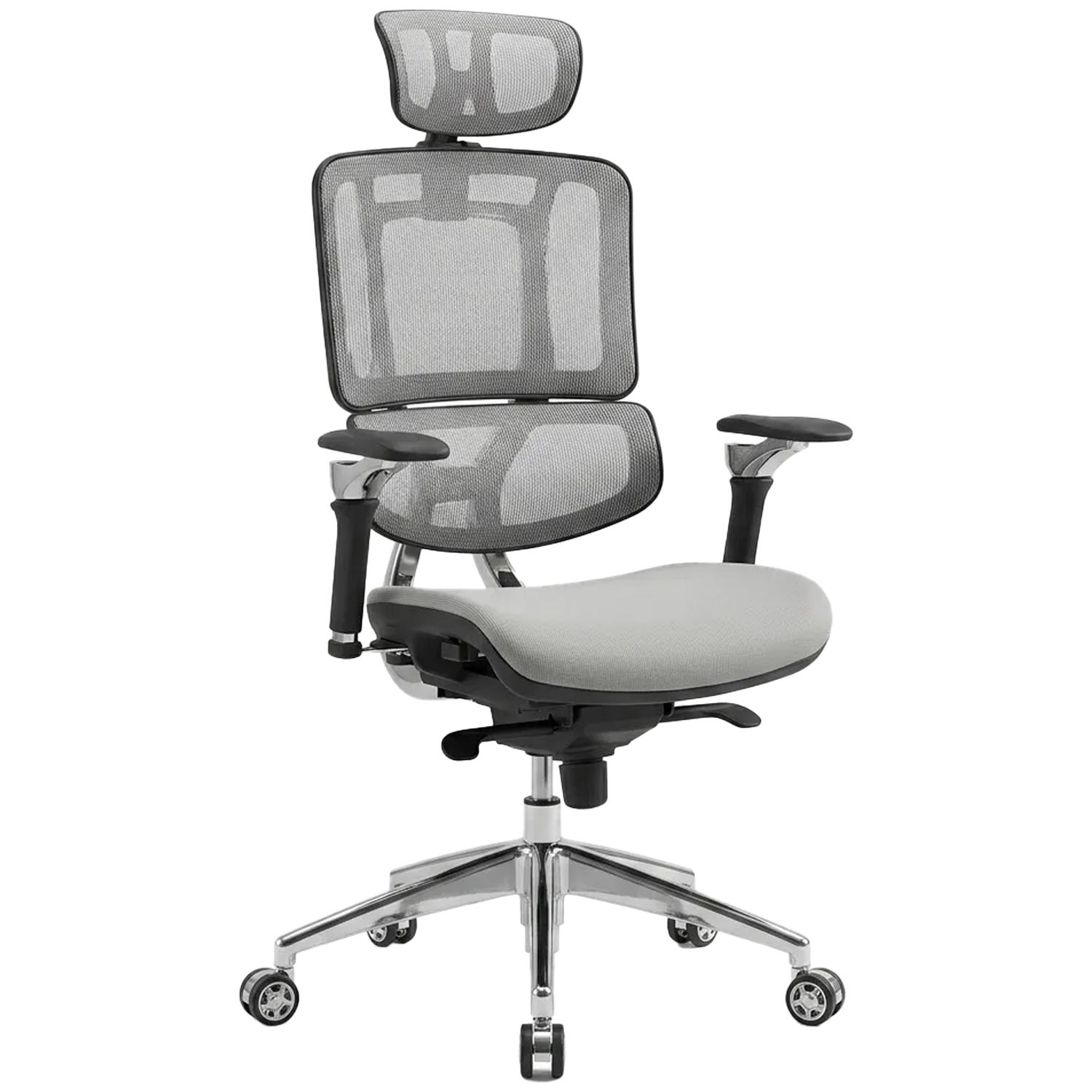 SILLA ERGONÓMICA MADRID PREMIUM 7D GRIS OFIDEAS - 1