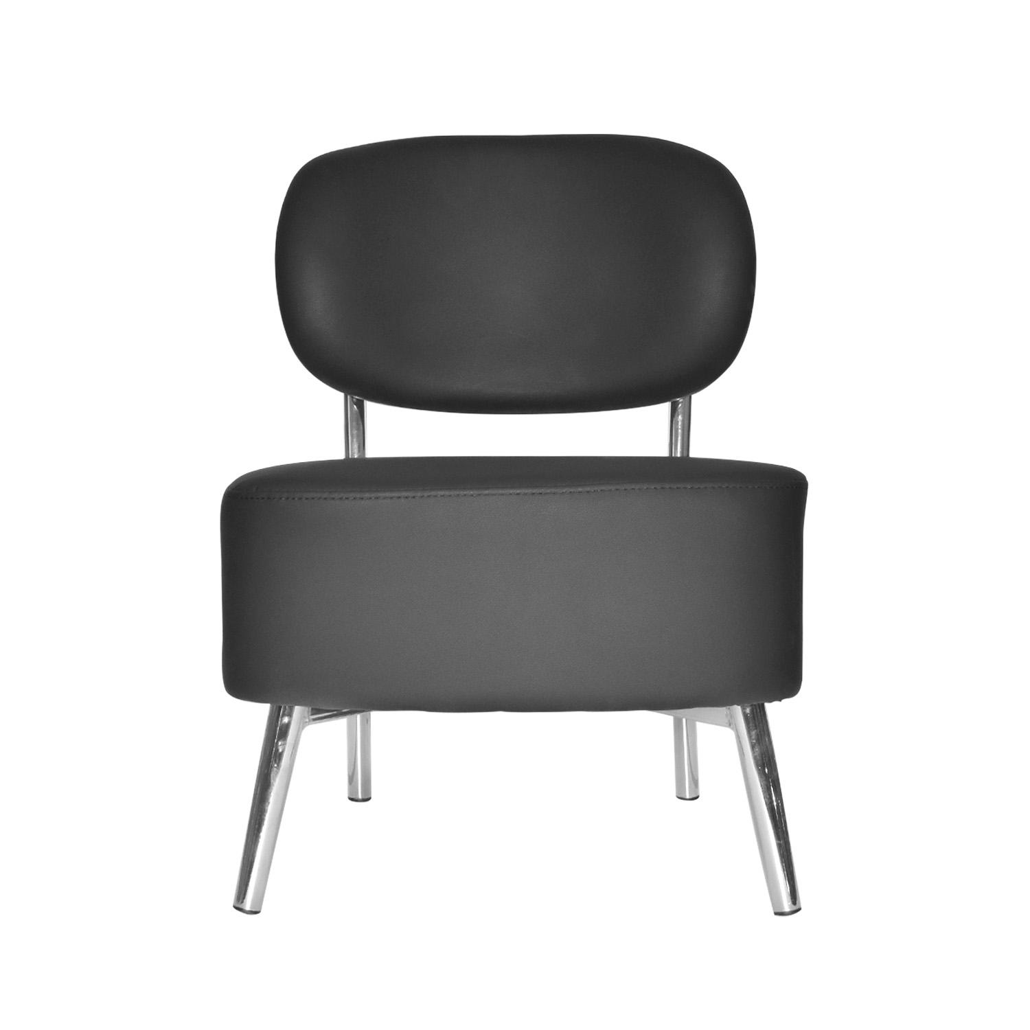 SILLA FIJA BIS CUERO NEGRO OFIDEAS - 1