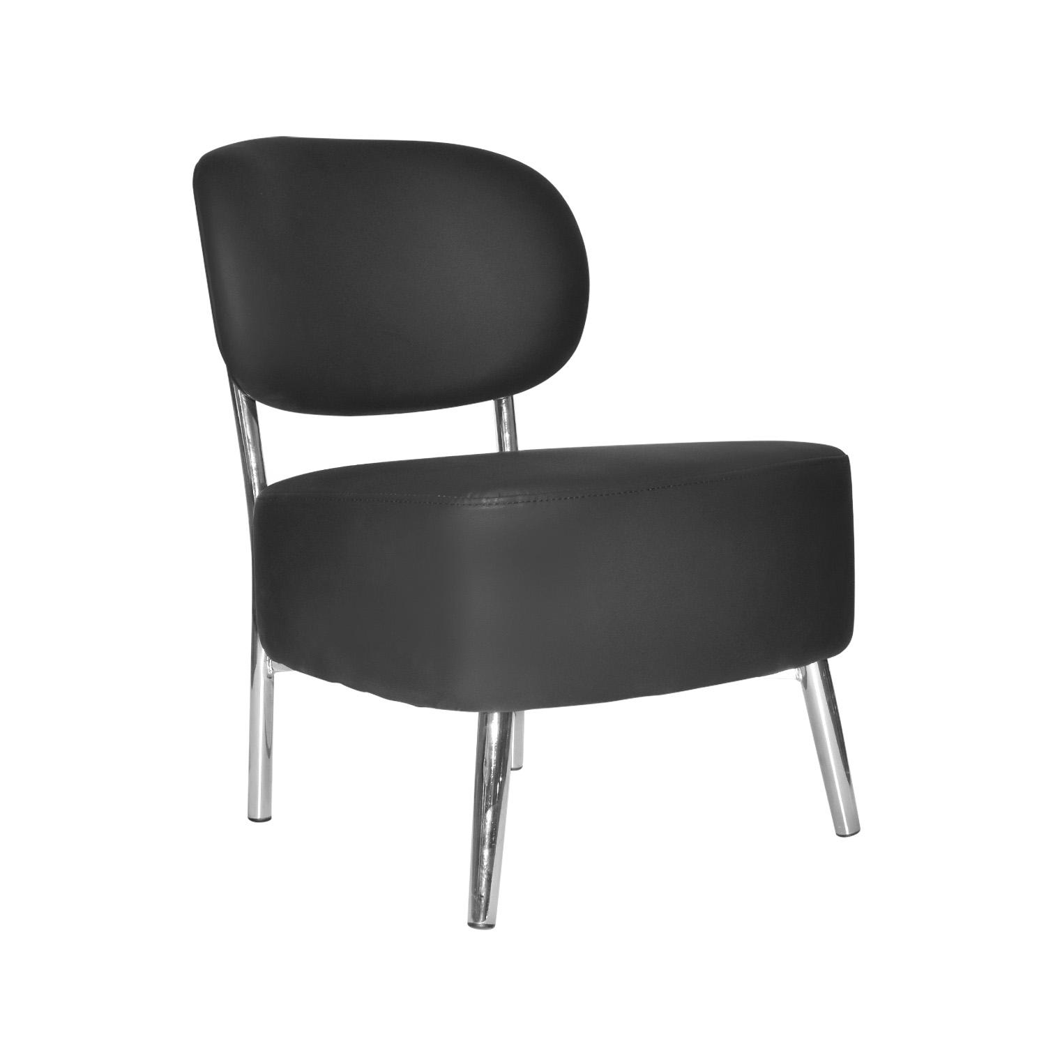 SILLA FIJA BIS CUERO NEGRO OFIDEAS - 2