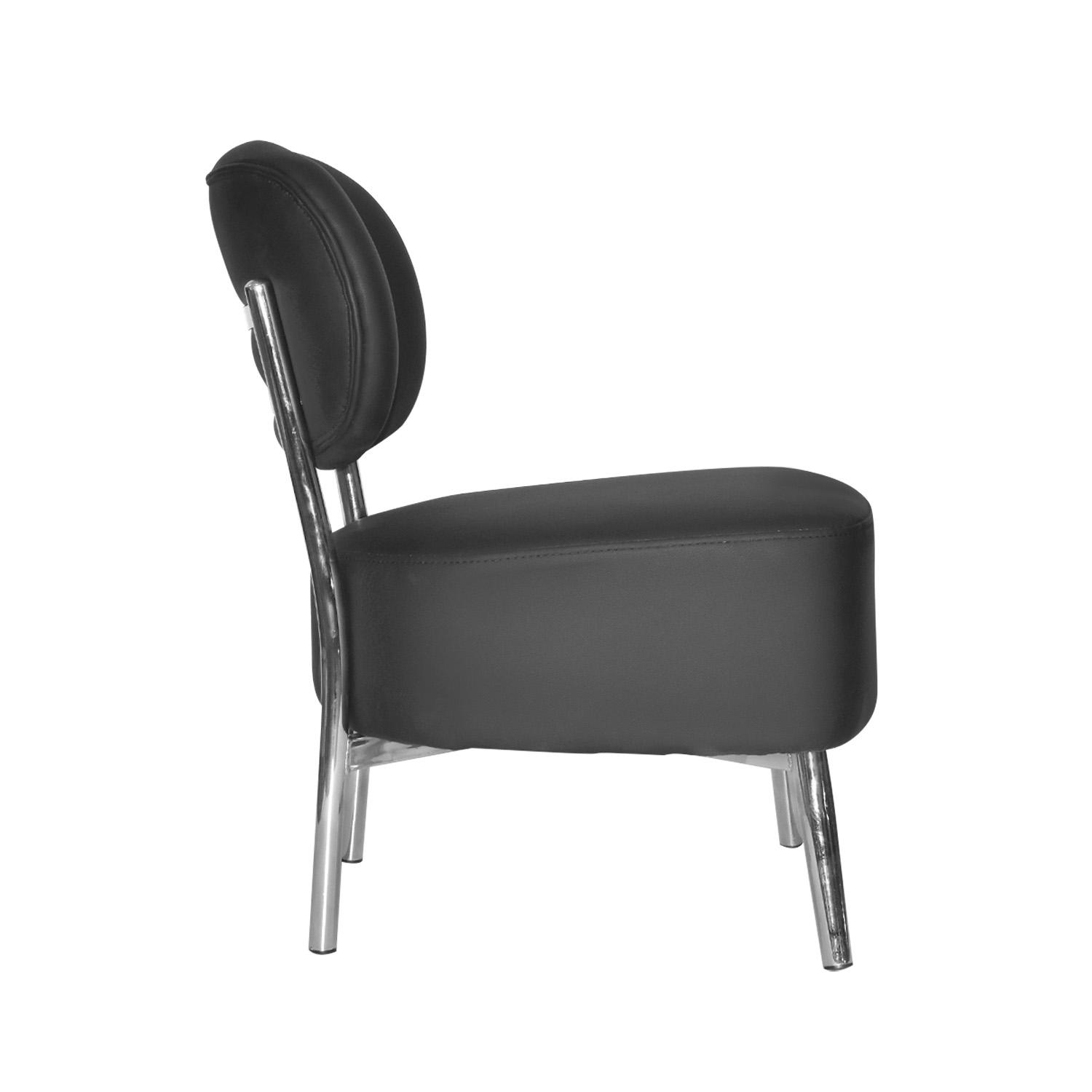 SILLA FIJA BIS CUERO NEGRO OFIDEAS - 3