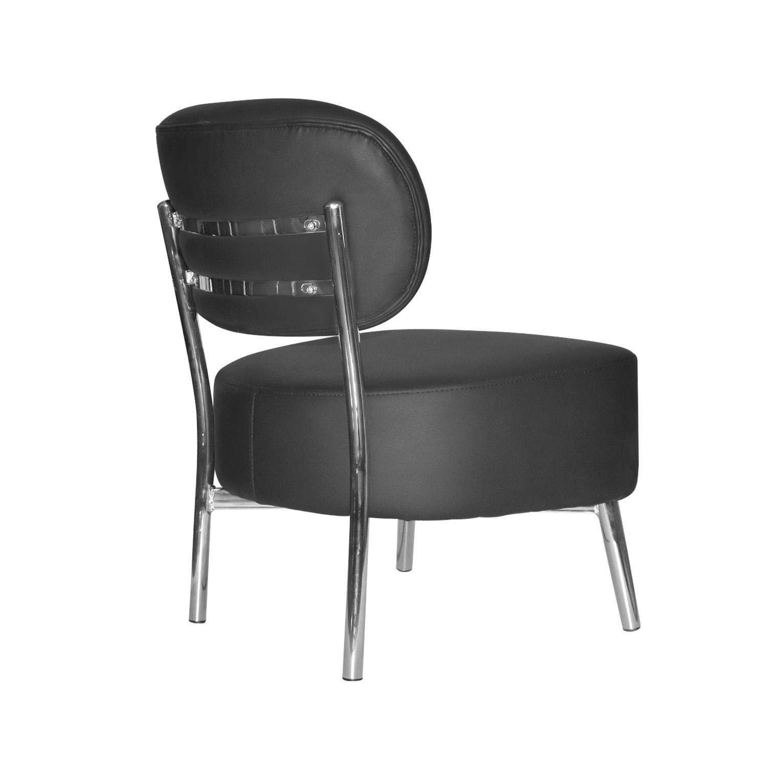SILLA FIJA BIS CUERO NEGRO OFIDEAS - 4