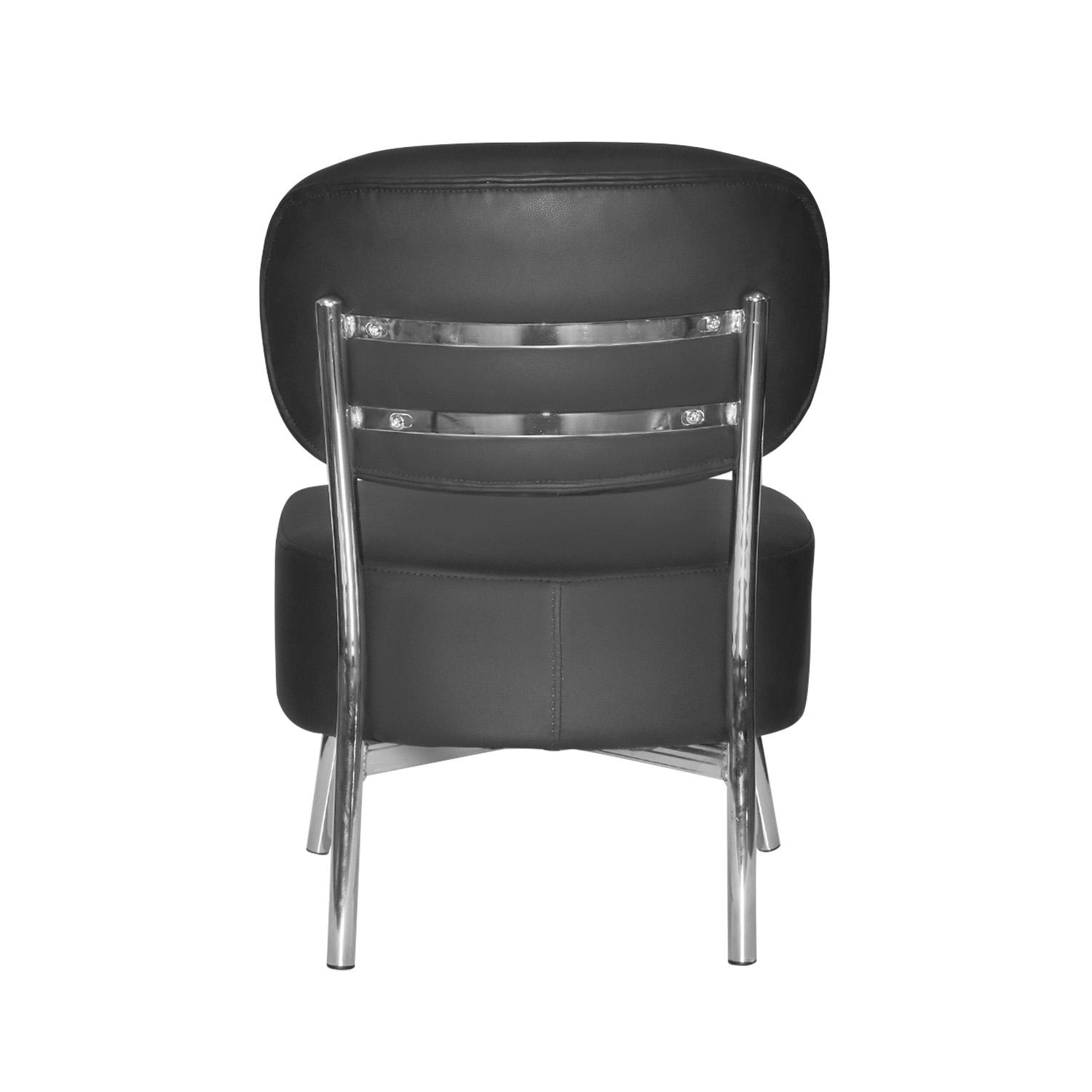 SILLA FIJA BIS CUERO NEGRO OFIDEAS - 5
