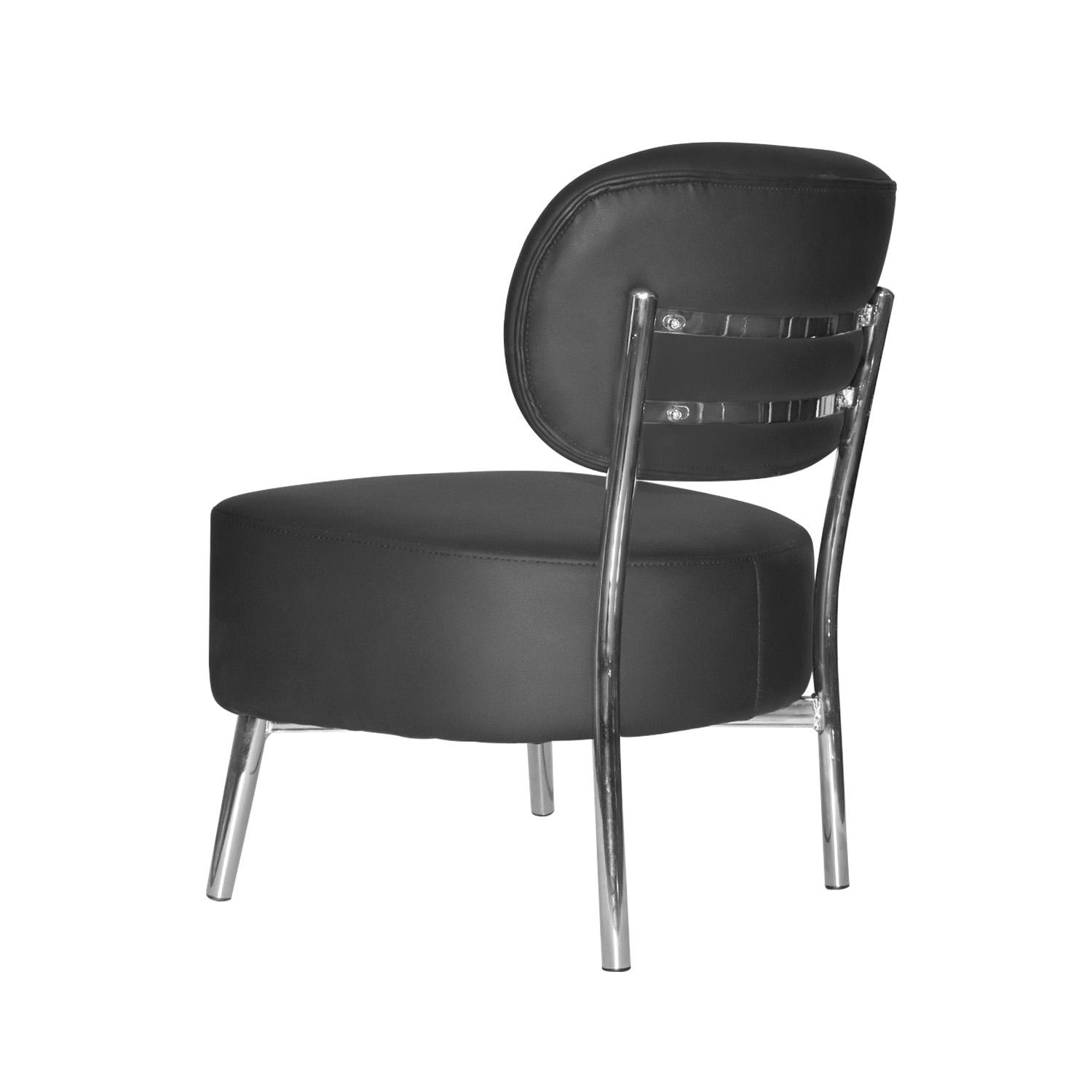 SILLA FIJA BIS CUERO NEGRO OFIDEAS - 6