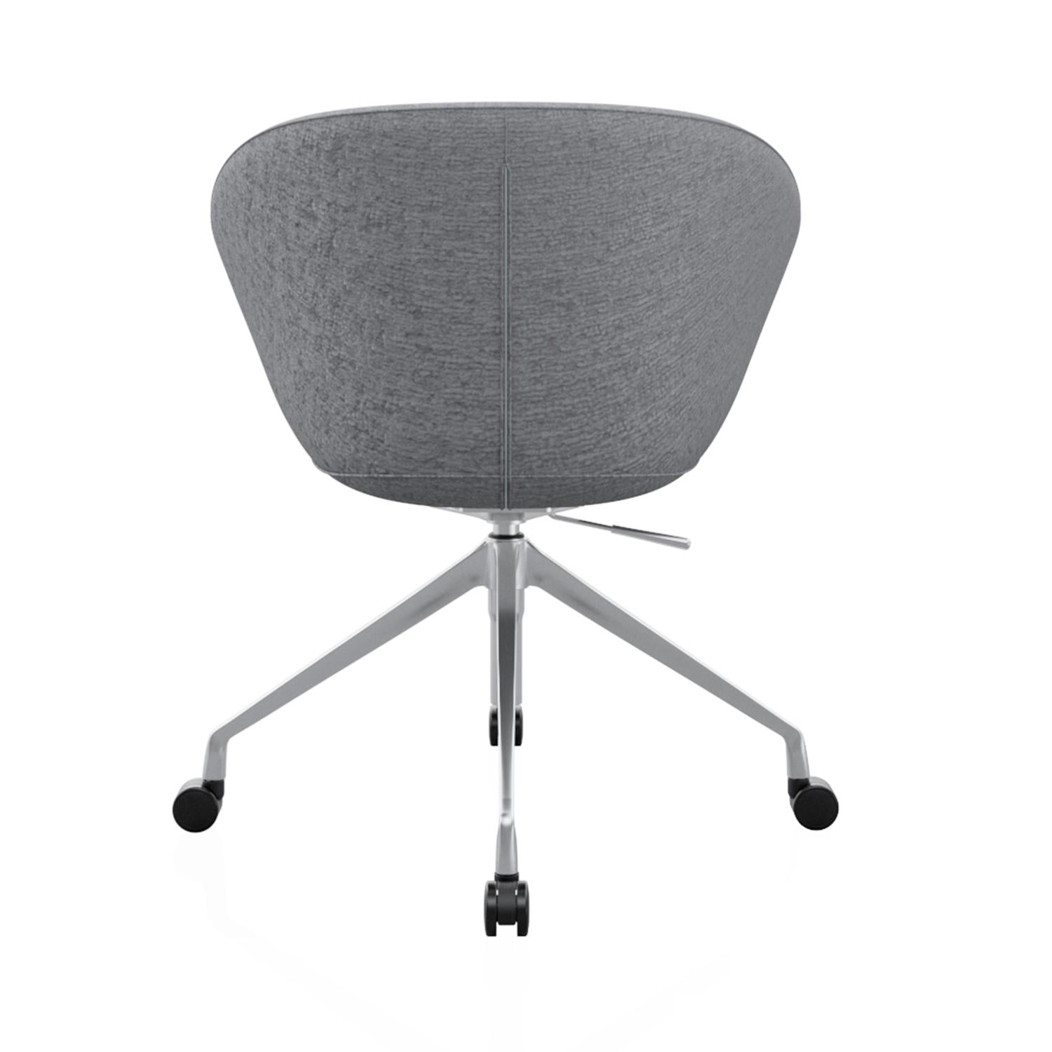 POLTRONA GIRATORIA BOW ACOLCHADA COLOR GRIS OFIDEAS - 4