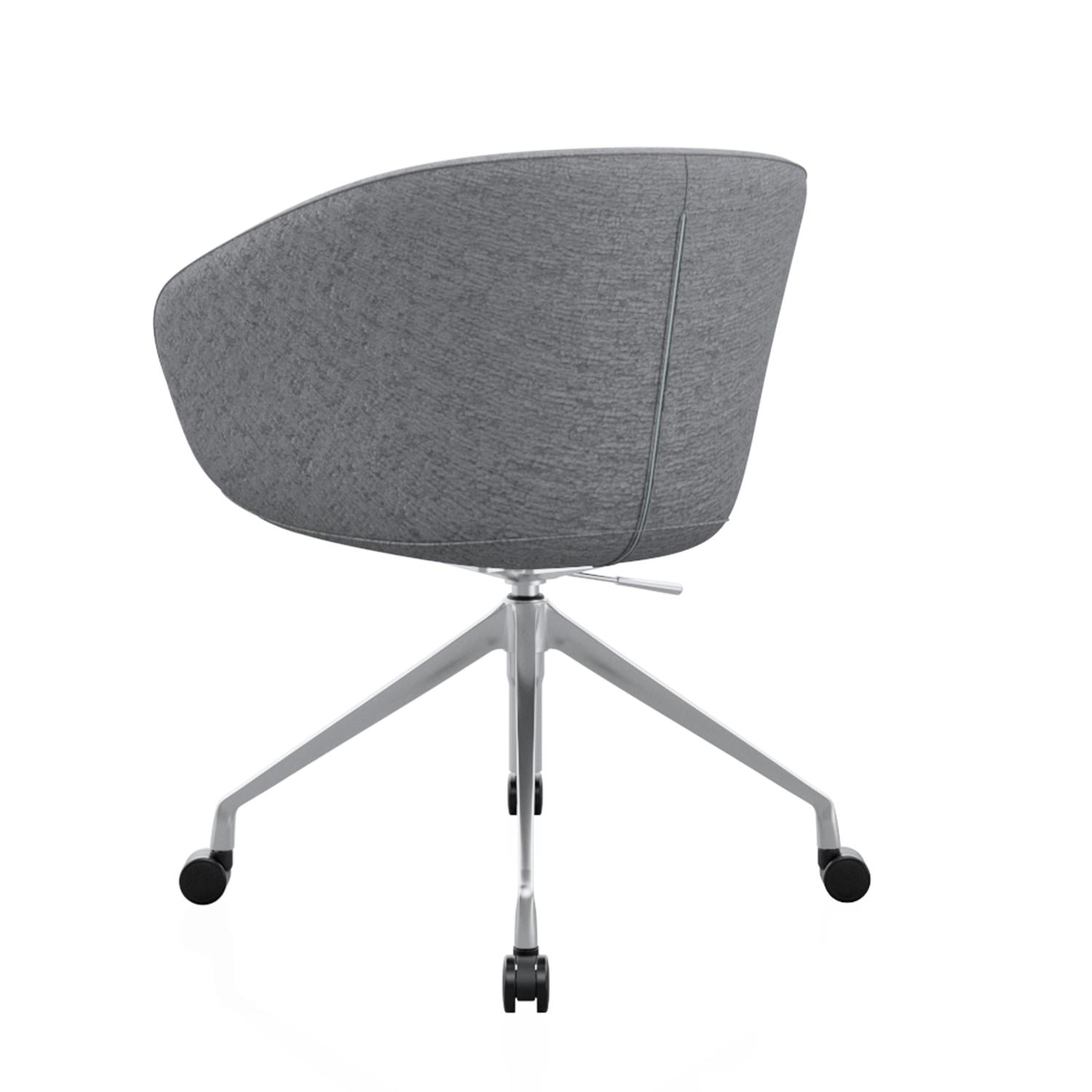 POLTRONA GIRATORIA BOW ACOLCHADA COLOR GRIS OFIDEAS - 5