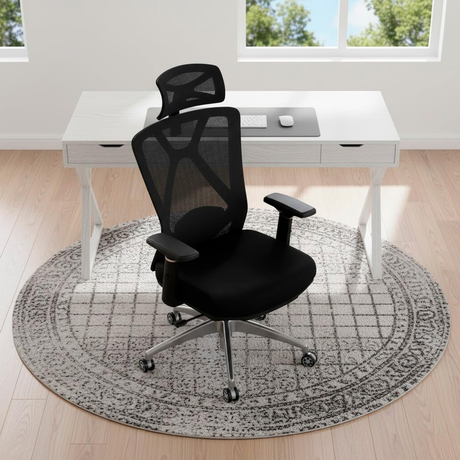 SILLA ERGONÓMICA NILO PRESIDENTE NEGRO OFIDEAS - 5