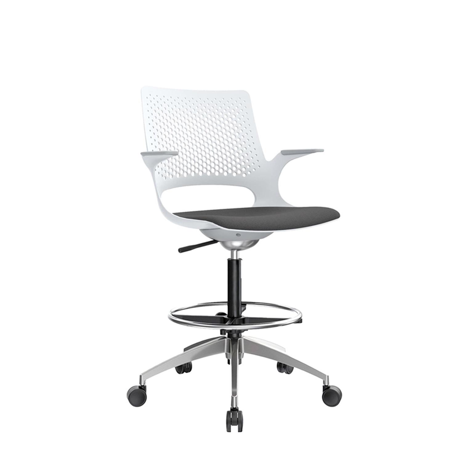 SILLA CAJERA BURO GRIS/BLANCO BA AC OFIDEAS - 1