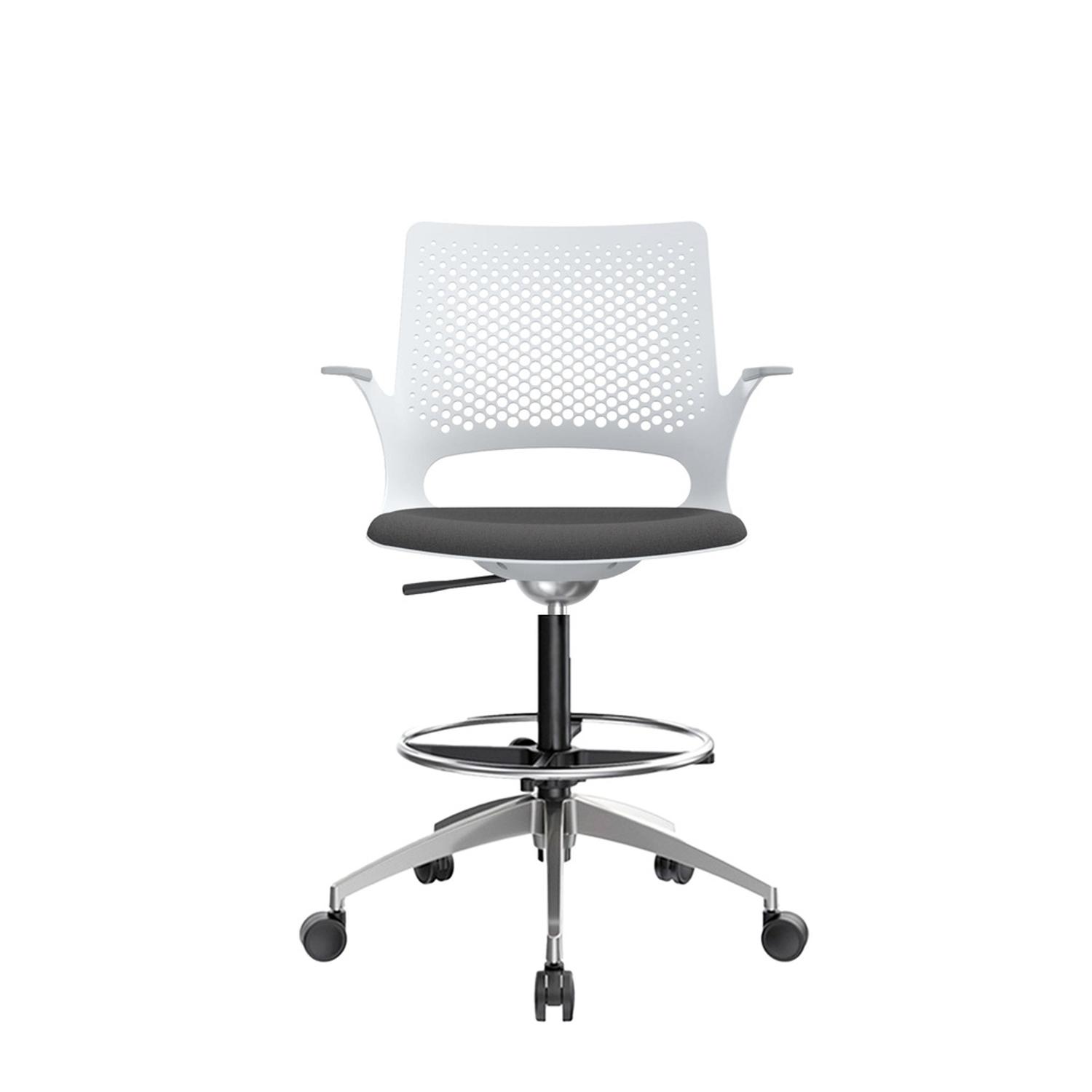 SILLA CAJERA BURO GRIS/BLANCO BA AC OFIDEAS - 2