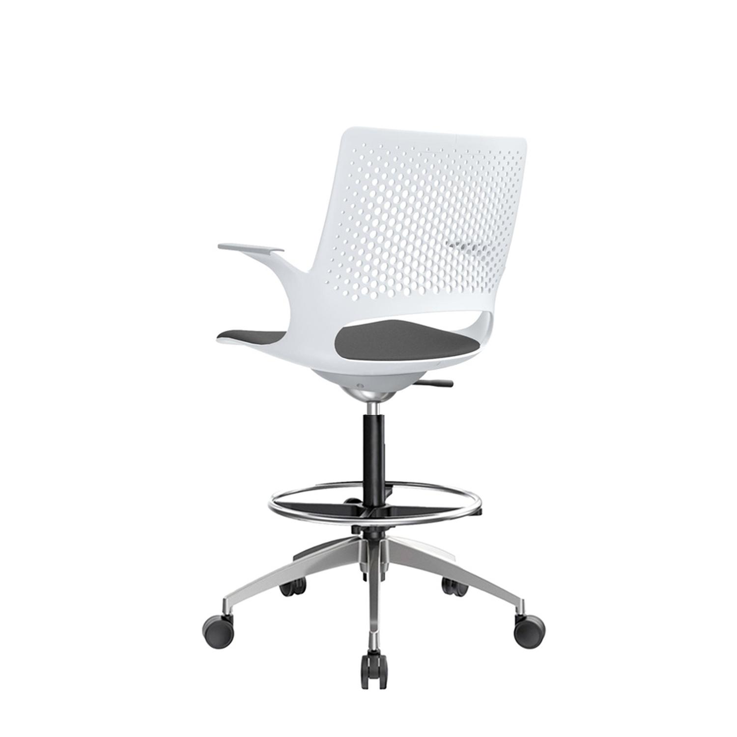 SILLA CAJERA BURO GRIS/BLANCO BA AC OFIDEAS - 3