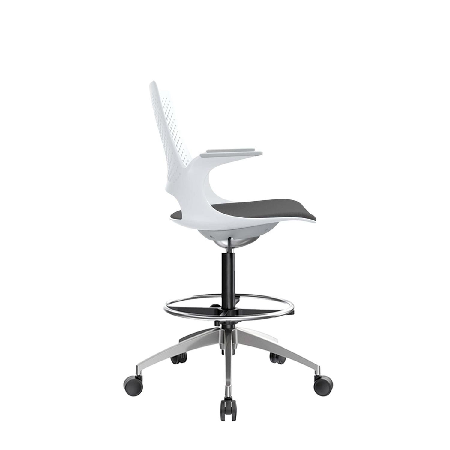 SILLA CAJERA BURO GRIS/BLANCO BA AC OFIDEAS - 4