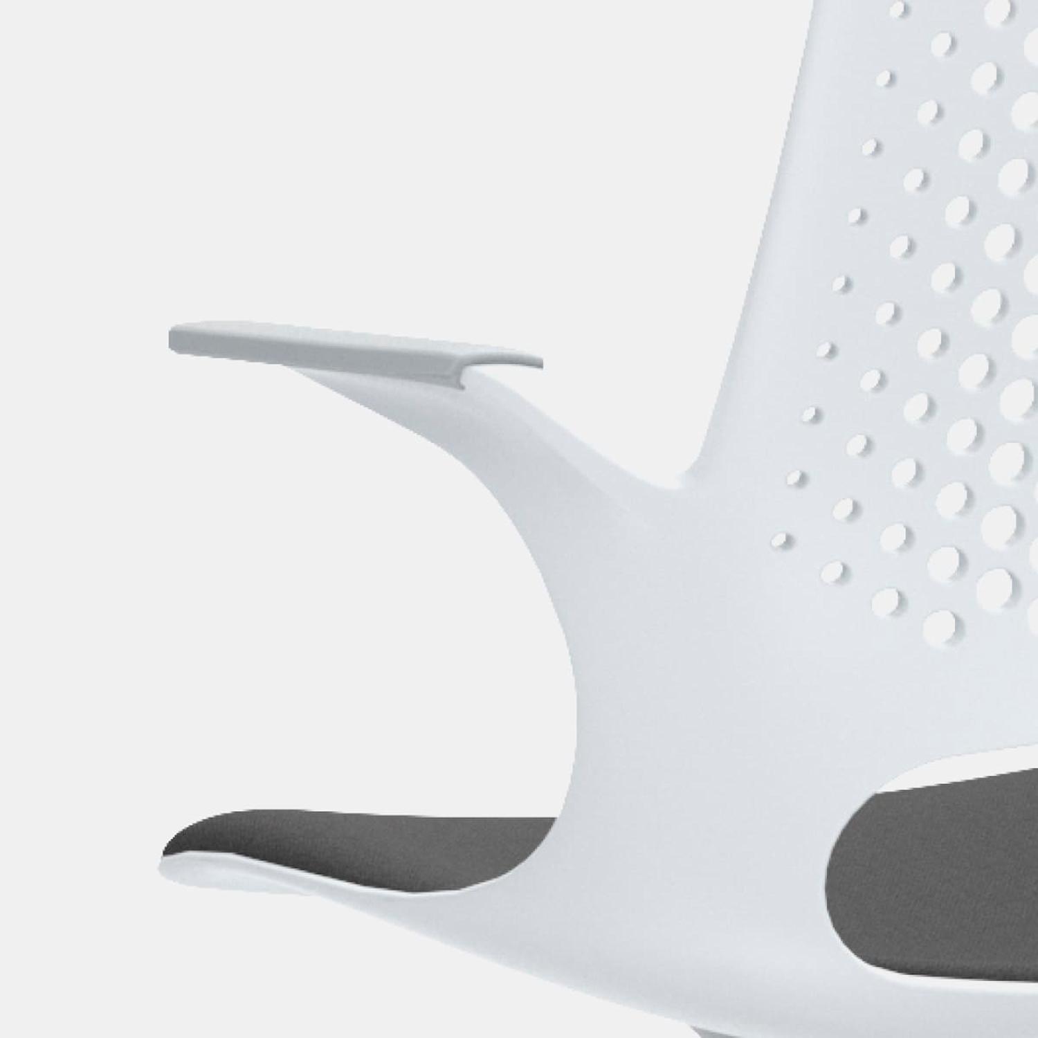 SILLA CAJERA BURO GRIS/BLANCO BA AC OFIDEAS - 6