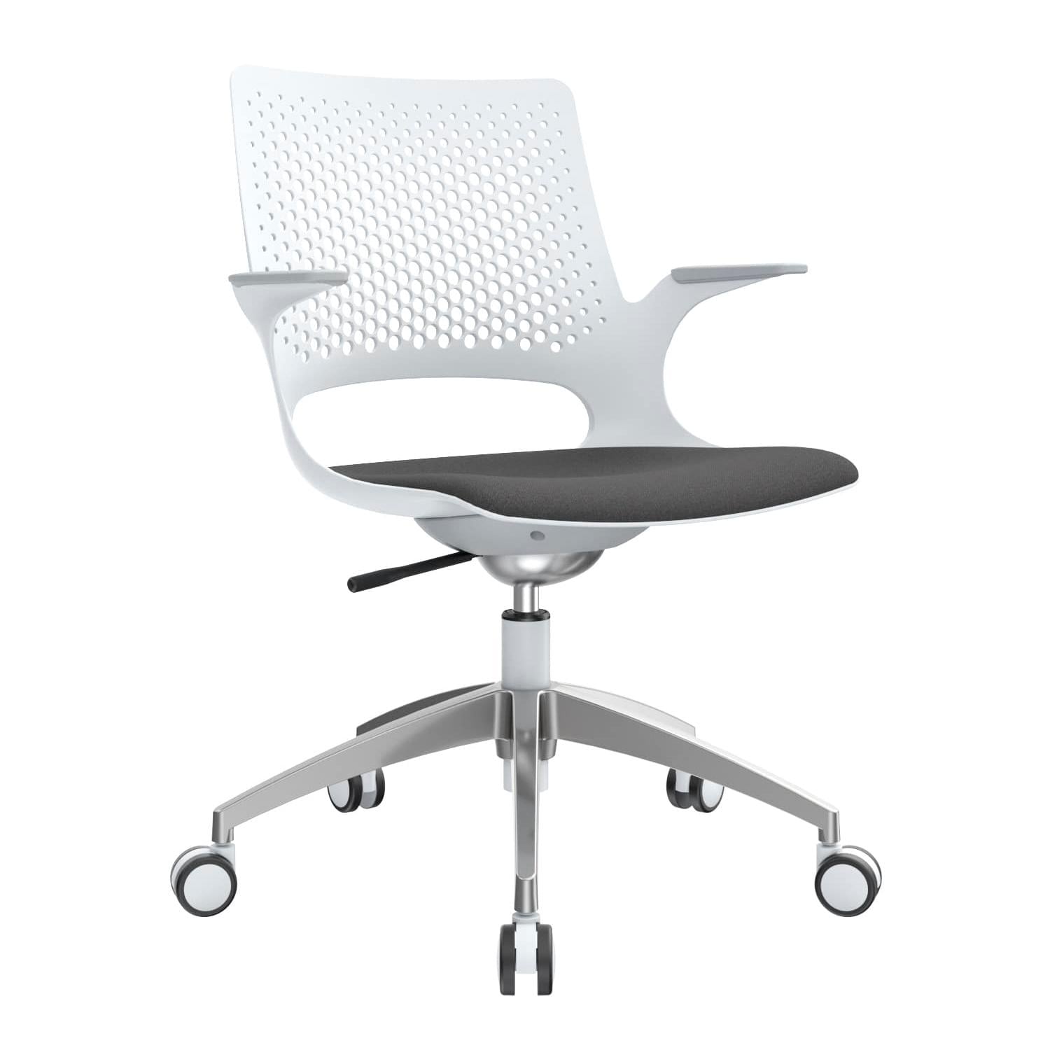 SILLA SEMIRECLINABLE BURO GERENTE BLANCO OFIDEAS - 1