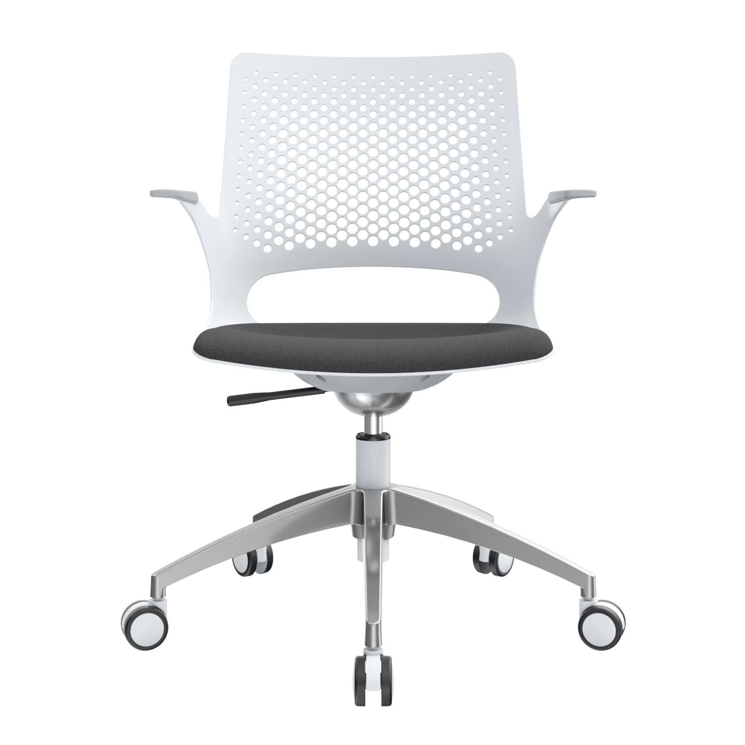 SILLA SEMIRECLINABLE BURO GERENTE BLANCO OFIDEAS - 2