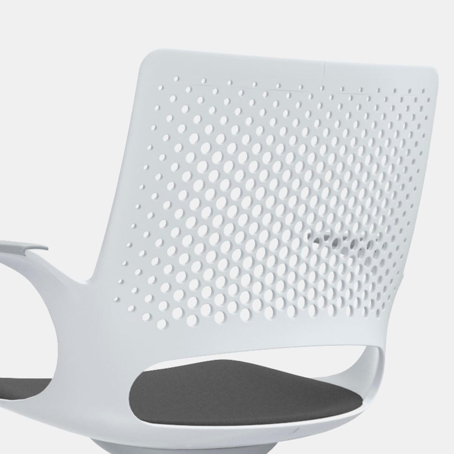 SILLA SEMIRECLINABLE BURO GERENTE BLANCO OFIDEAS - 9