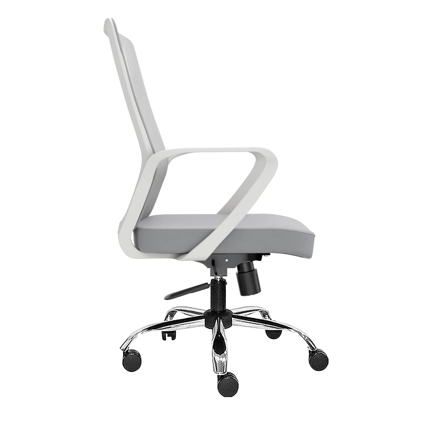 SILLA ERGONÓMICA ANDY GERENTE CROMADO GRIS EB OFIDEAS - 2