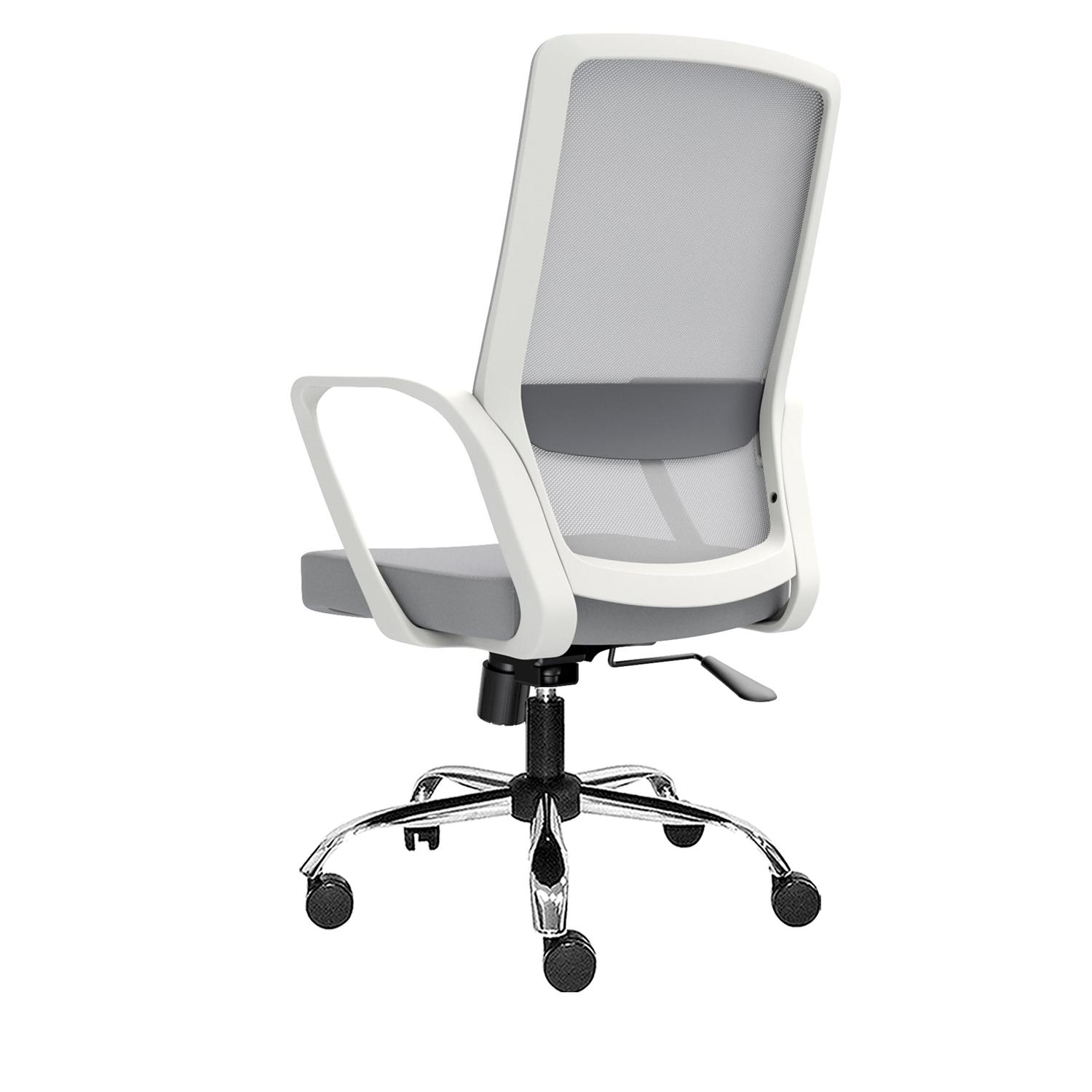 SILLA ERGONÓMICA ANDY GERENTE CROMADO GRIS EB OFIDEAS - 3