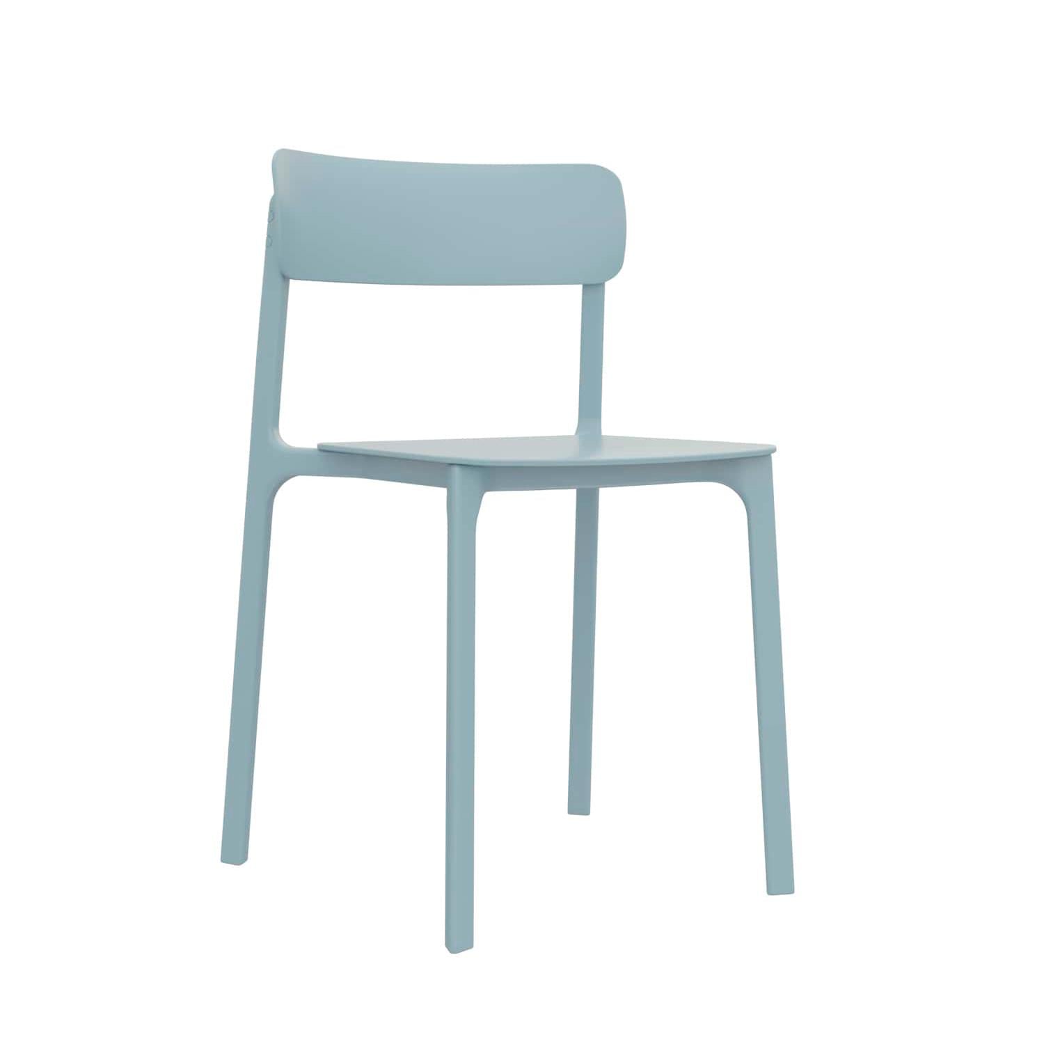 SILLA DE COMEDOR DISEÑO CLAY AZUL OFIDEAS - 1