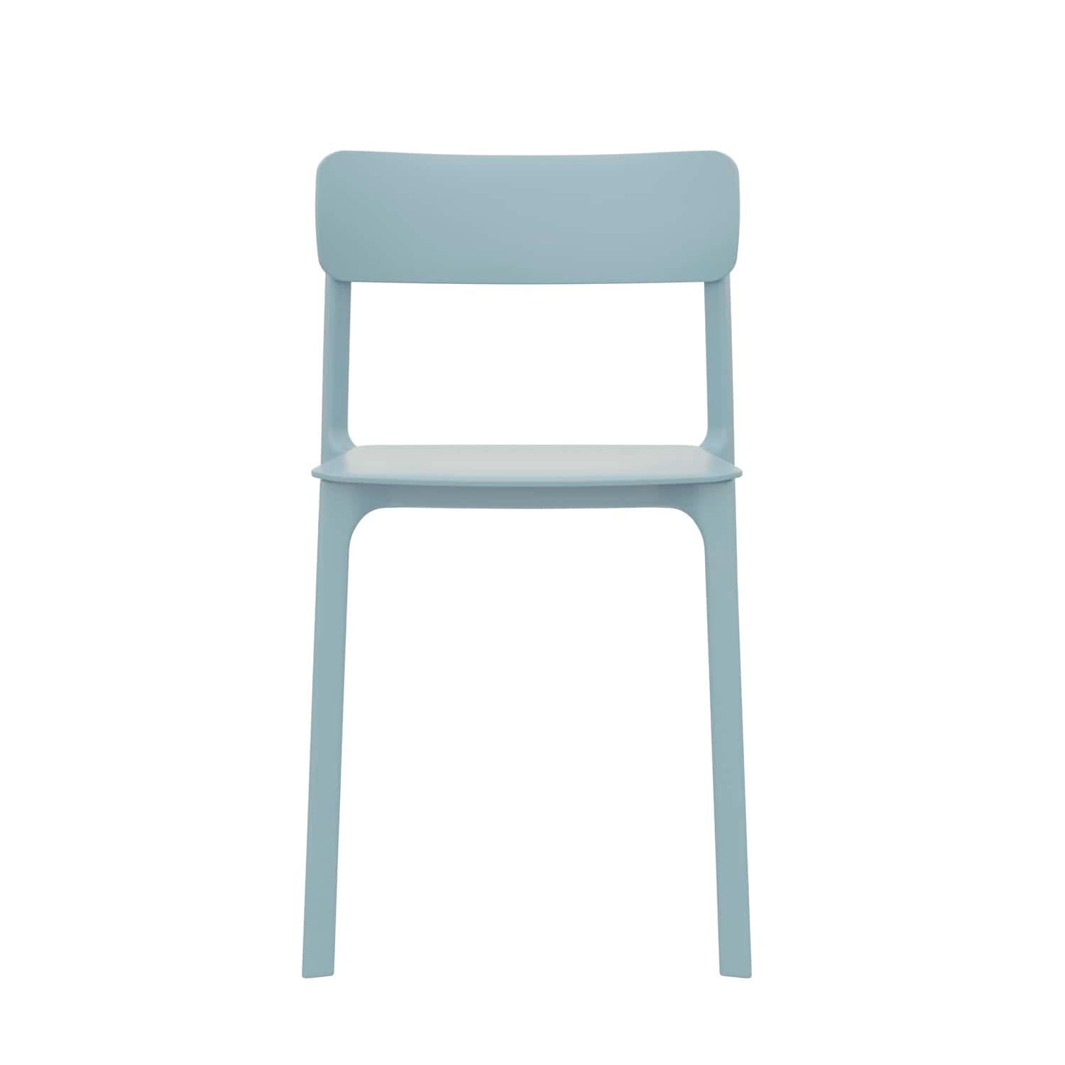 SILLA DE COMEDOR DISEÑO CLAY AZUL OFIDEAS - 2