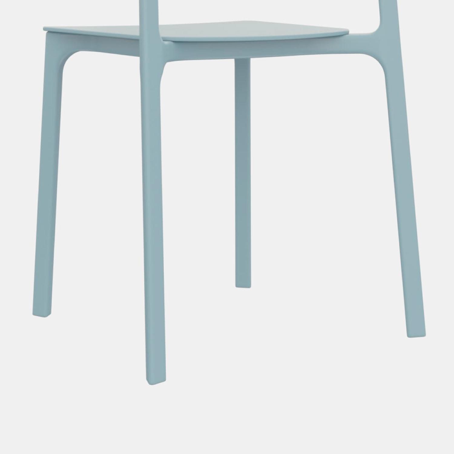 SILLA DE COMEDOR DISEÑO CLAY AZUL OFIDEAS - 6