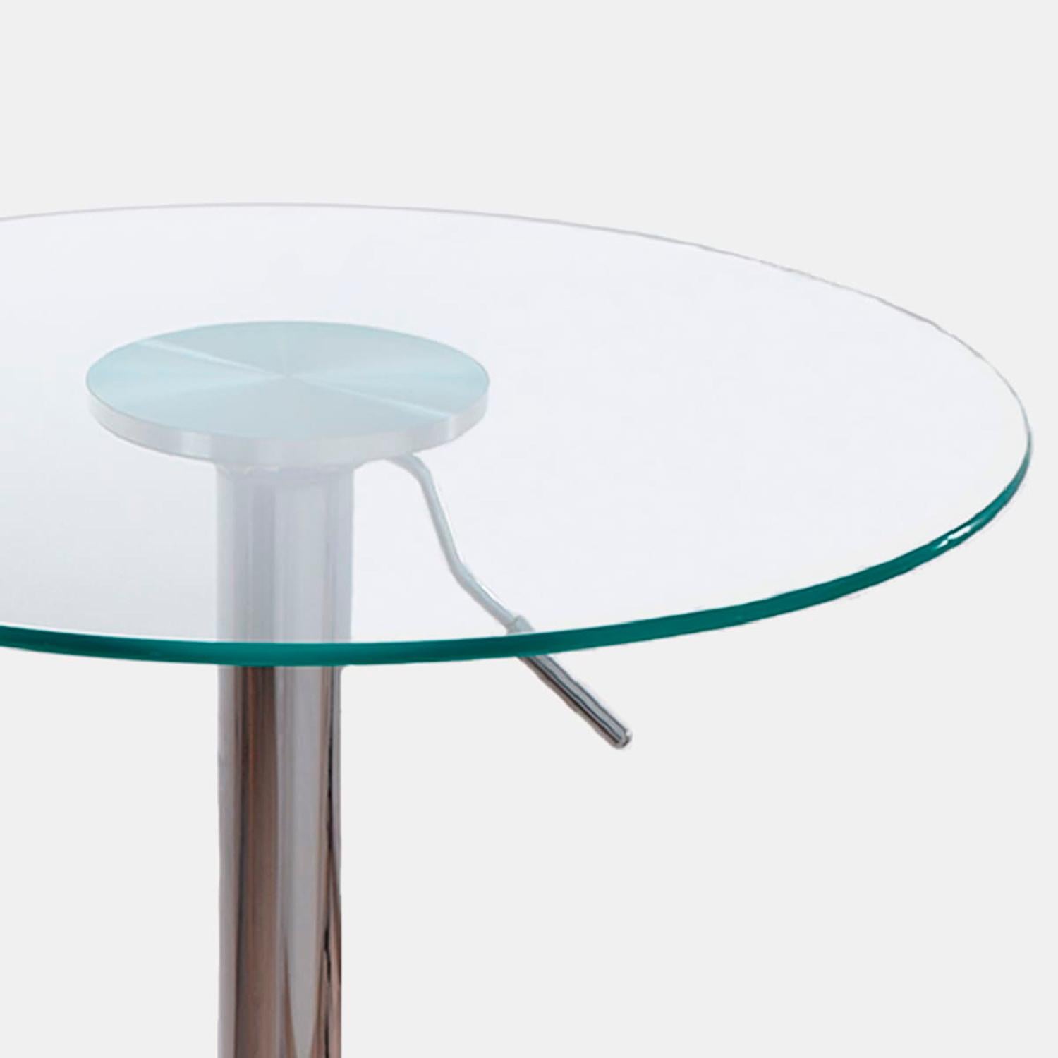 MESA DE BAR REGULABLE EN ALTURA FLAP VIDRIO OFIDEAS - 5
