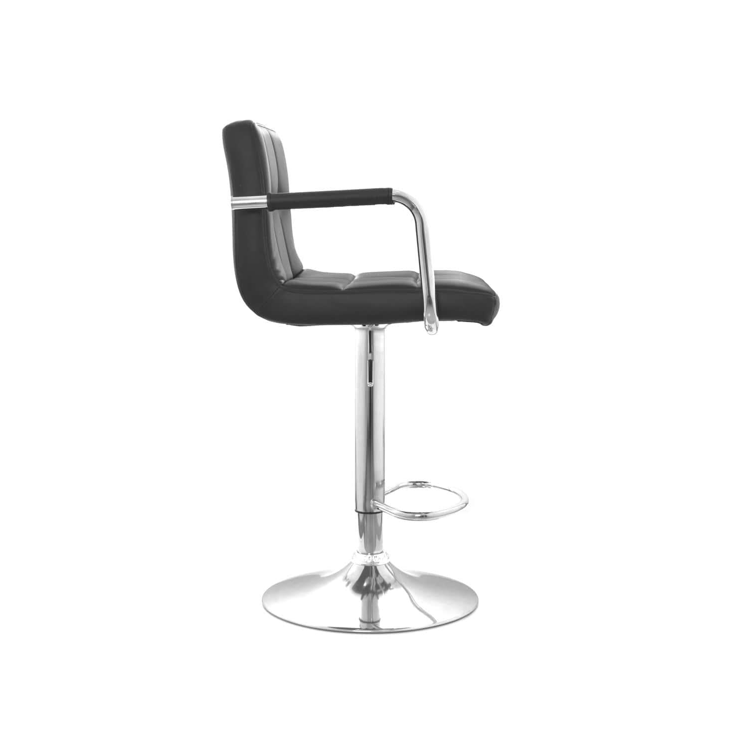 SILLA DE BAR REGULABLE EN ALTURA NILL CB NEGRO OFIDEAS - 3