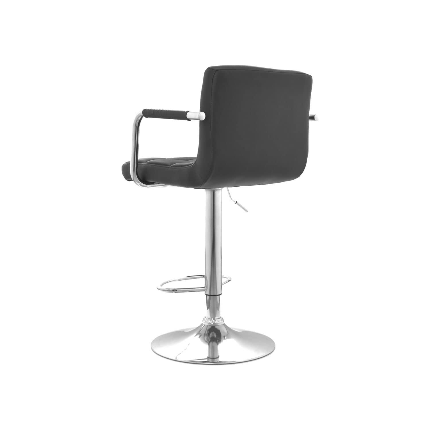 SILLA DE BAR REGULABLE EN ALTURA NILL CB NEGRO OFIDEAS - 5