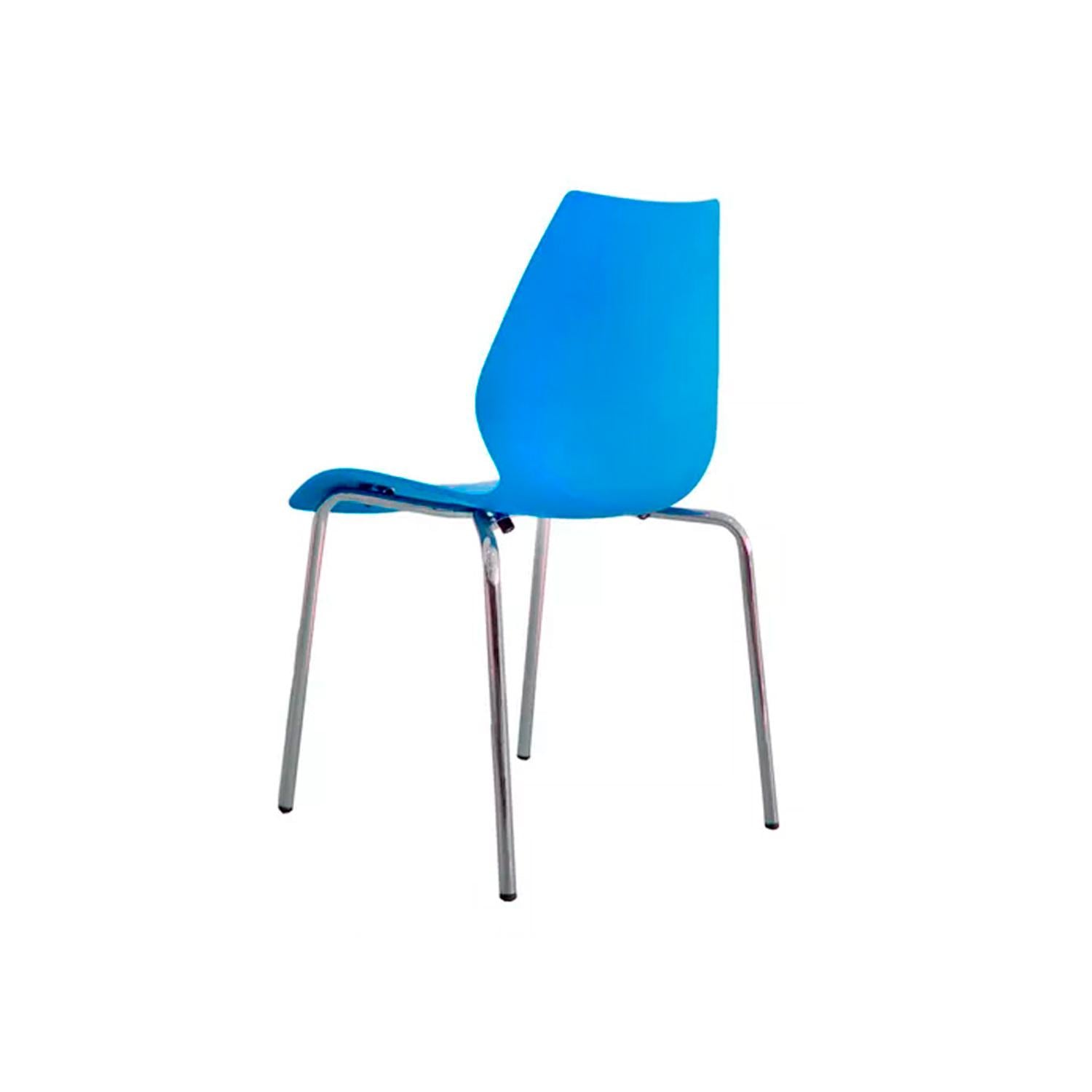 SILLA DE COMEDOR DISEÑO BRENDA AZUL OFIDEAS - 2