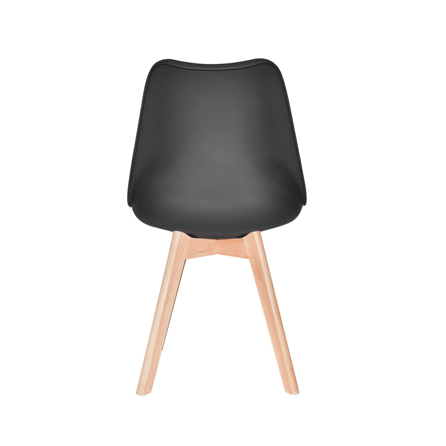 SILLA DE COMEDOR DISEÑO EMA NEGRO OFIDEAS - 5