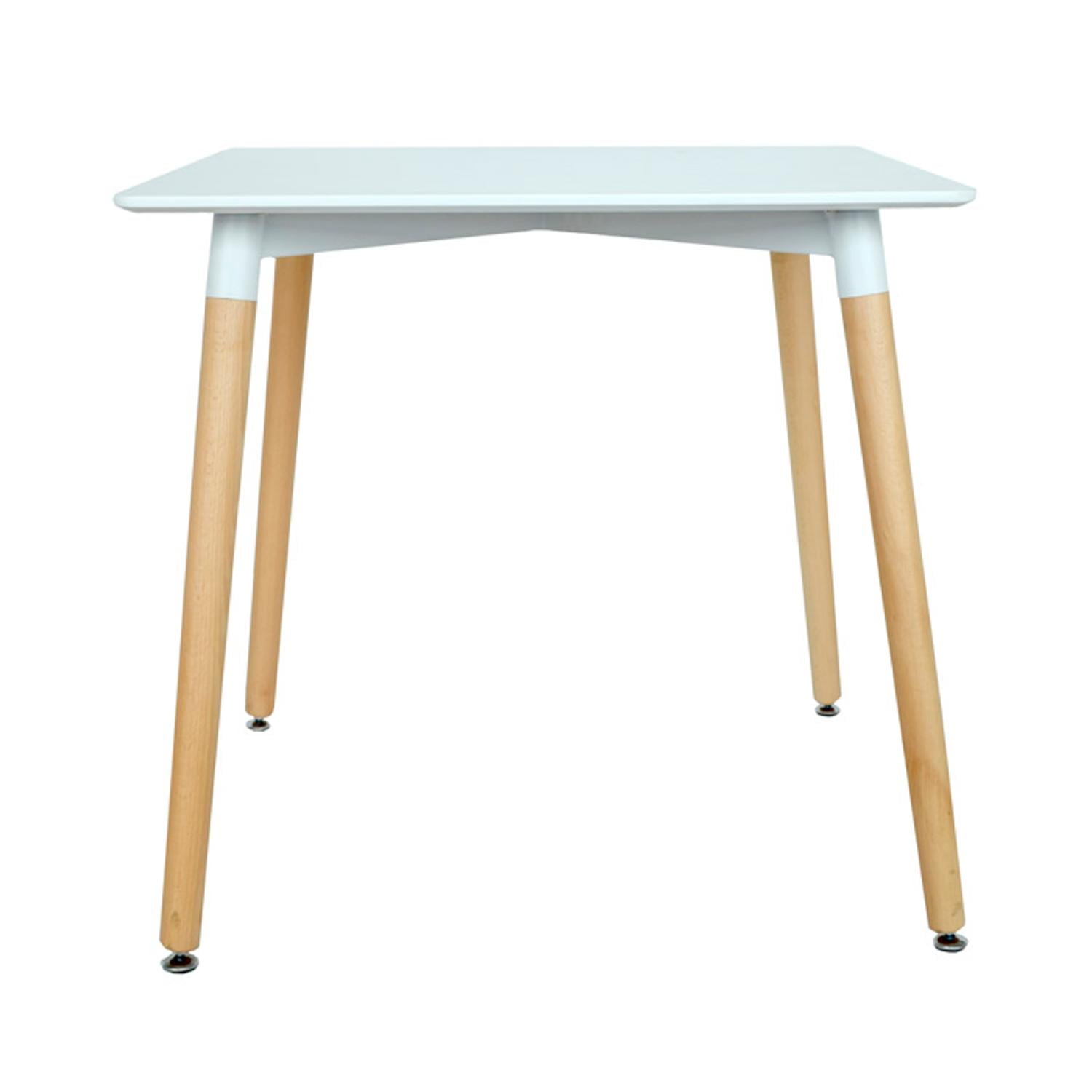 MESA DE COMEDOR CUADRADO SQUARE 80 X 80 BLANCO OFIDEAS - 2