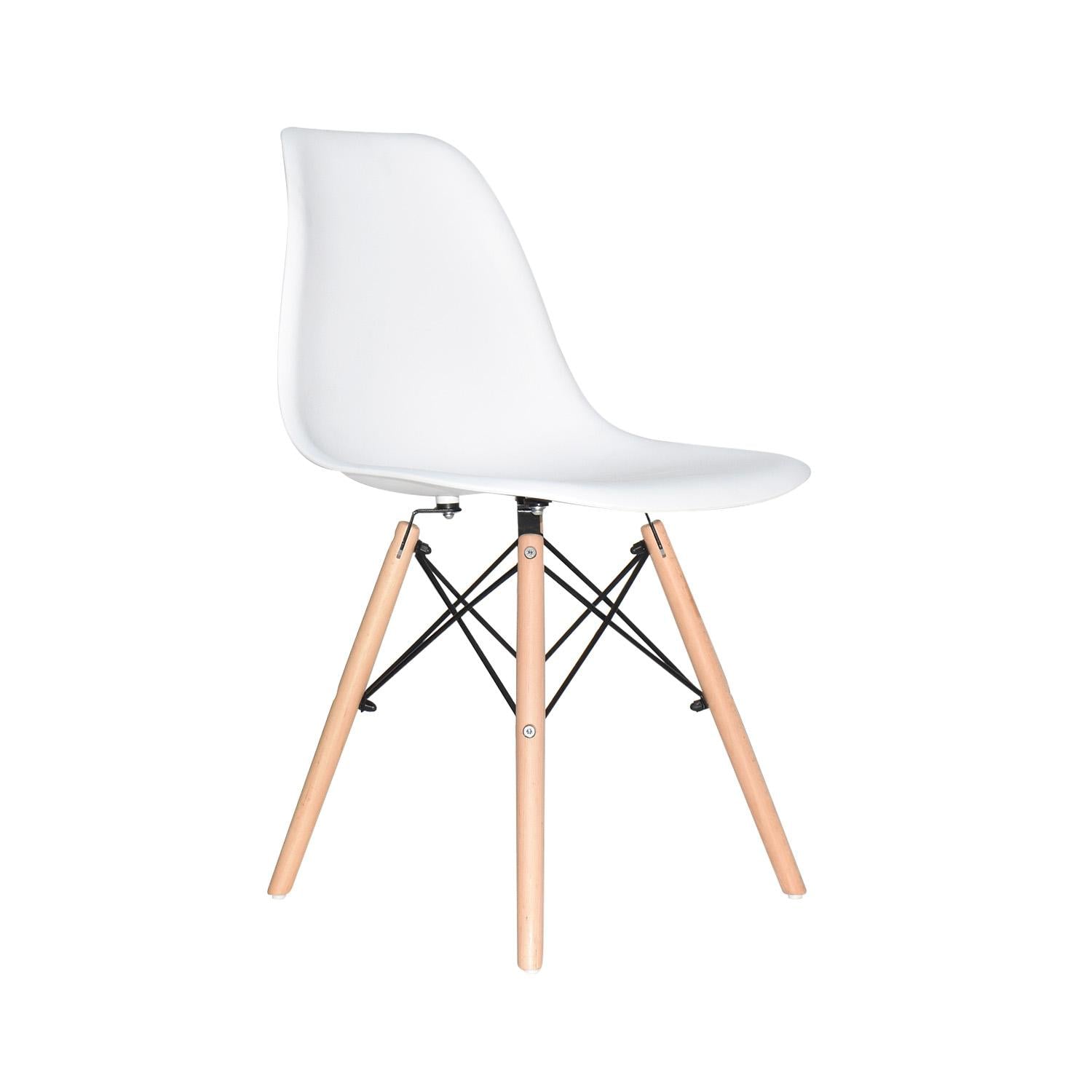 SILLA DE COMEDOR DISEÑO EAMES BLANCO OFIDEAS - 1