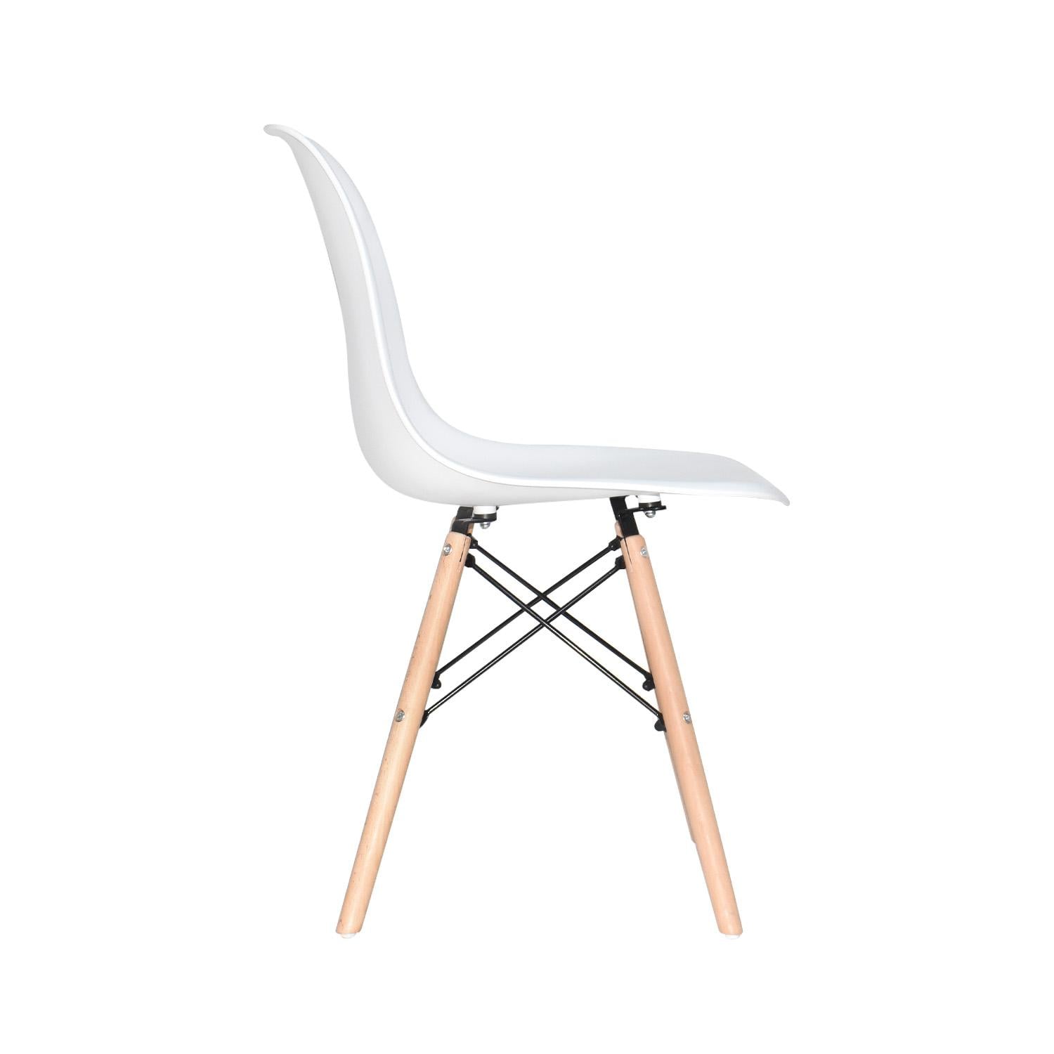 SILLA DE COMEDOR DISEÑO EAMES BLANCO OFIDEAS - 3