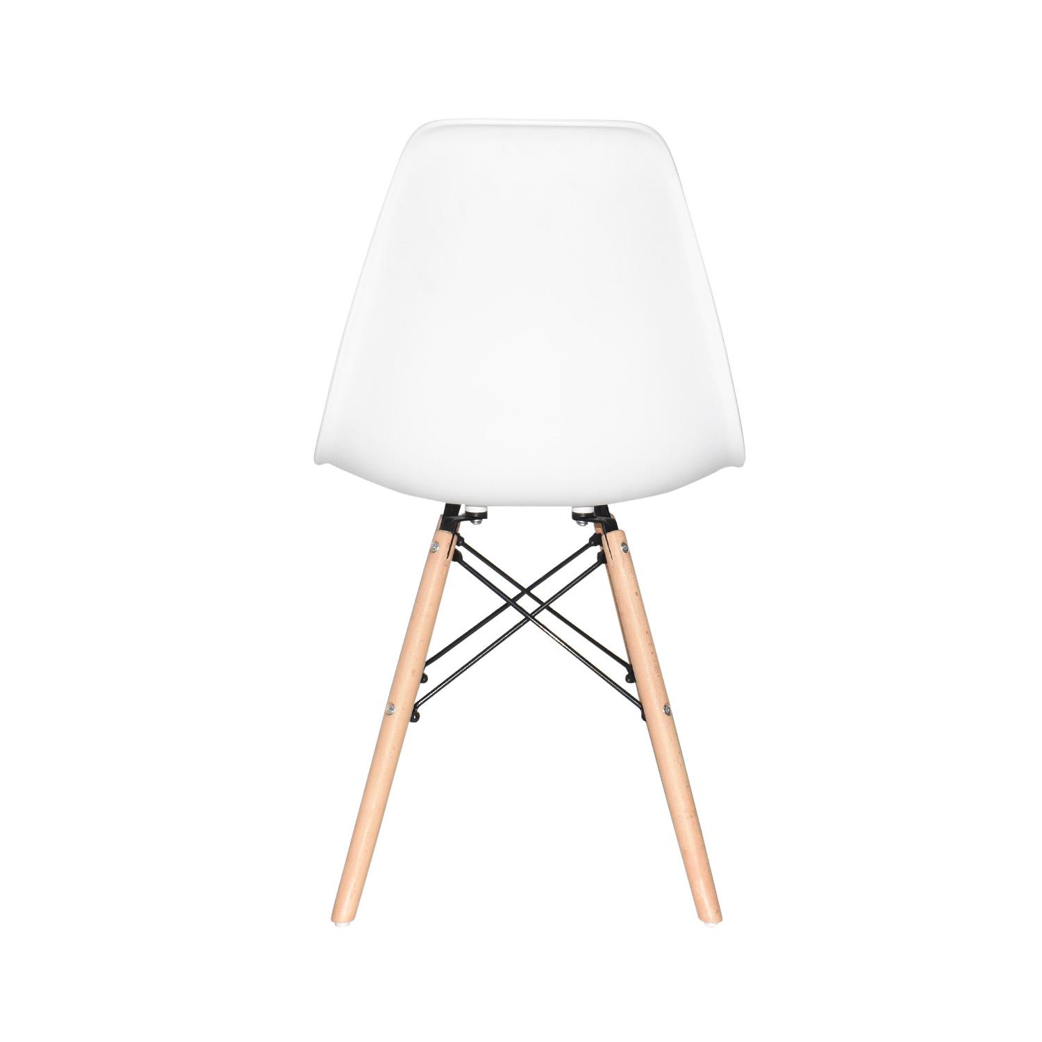 SILLA DE COMEDOR DISEÑO EAMES BLANCO OFIDEAS - 5