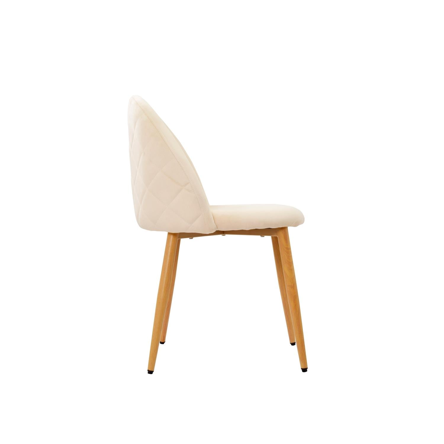SILLA DE COMEDOR DISEÑO ALI BEIGE OFIDEAS - 3