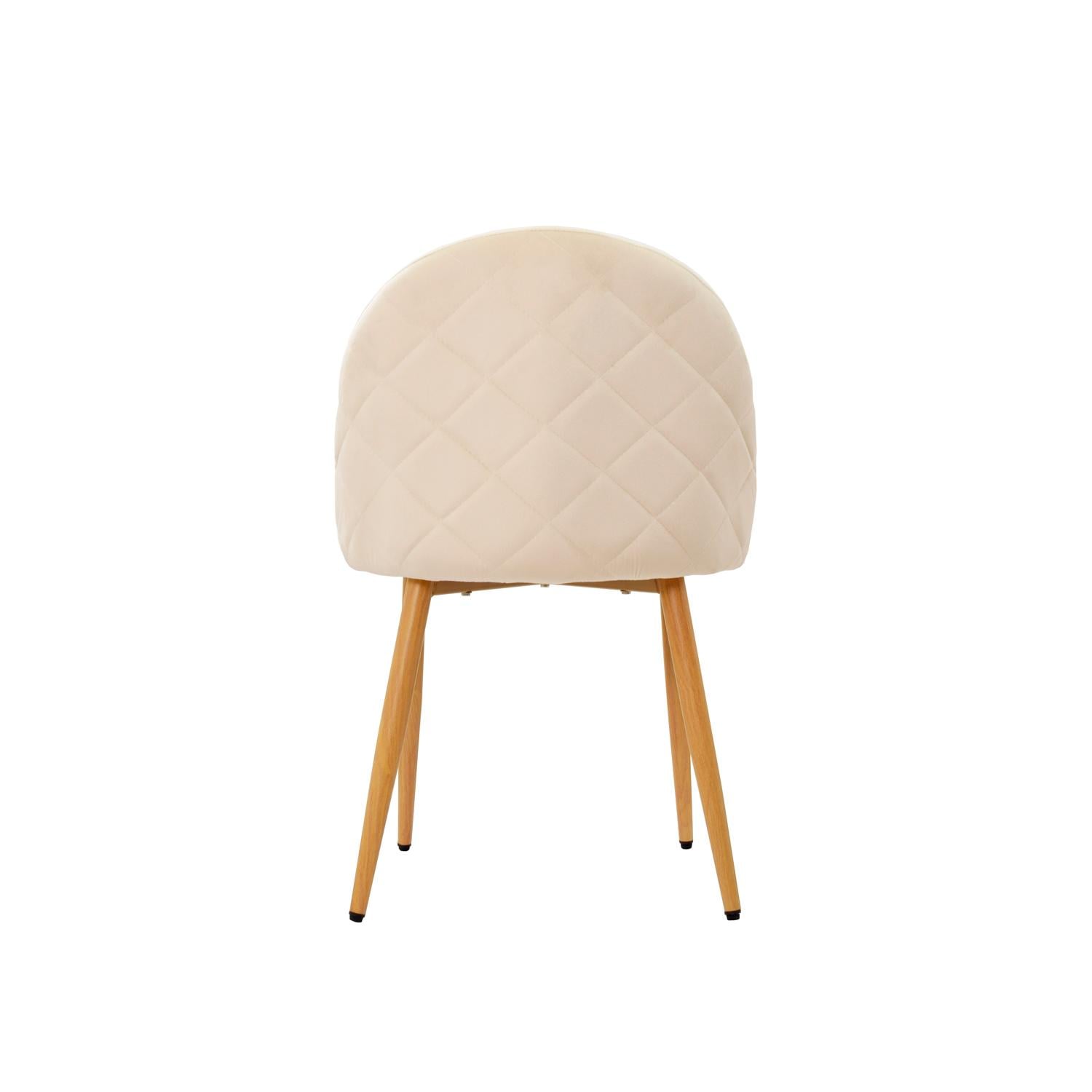 SILLA DE COMEDOR DISEÑO ALI BEIGE OFIDEAS - 4