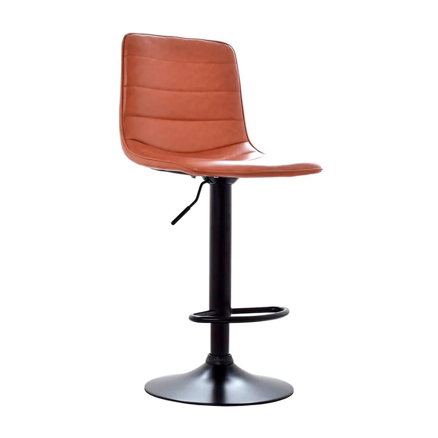 SILLA DE BAR PATRICK EN CAMEL REGULABLE ALTURA OFIDEAS - 1
