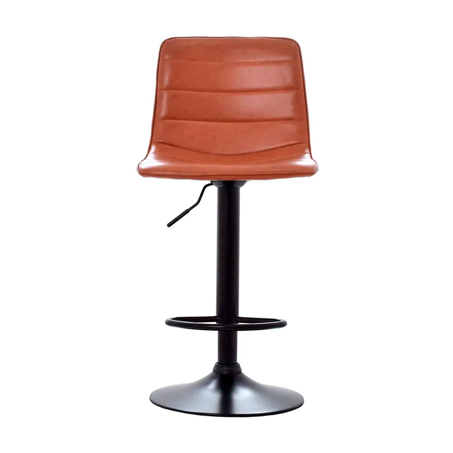 SILLA DE BAR PATRICK EN CAMEL REGULABLE ALTURA OFIDEAS - 2
