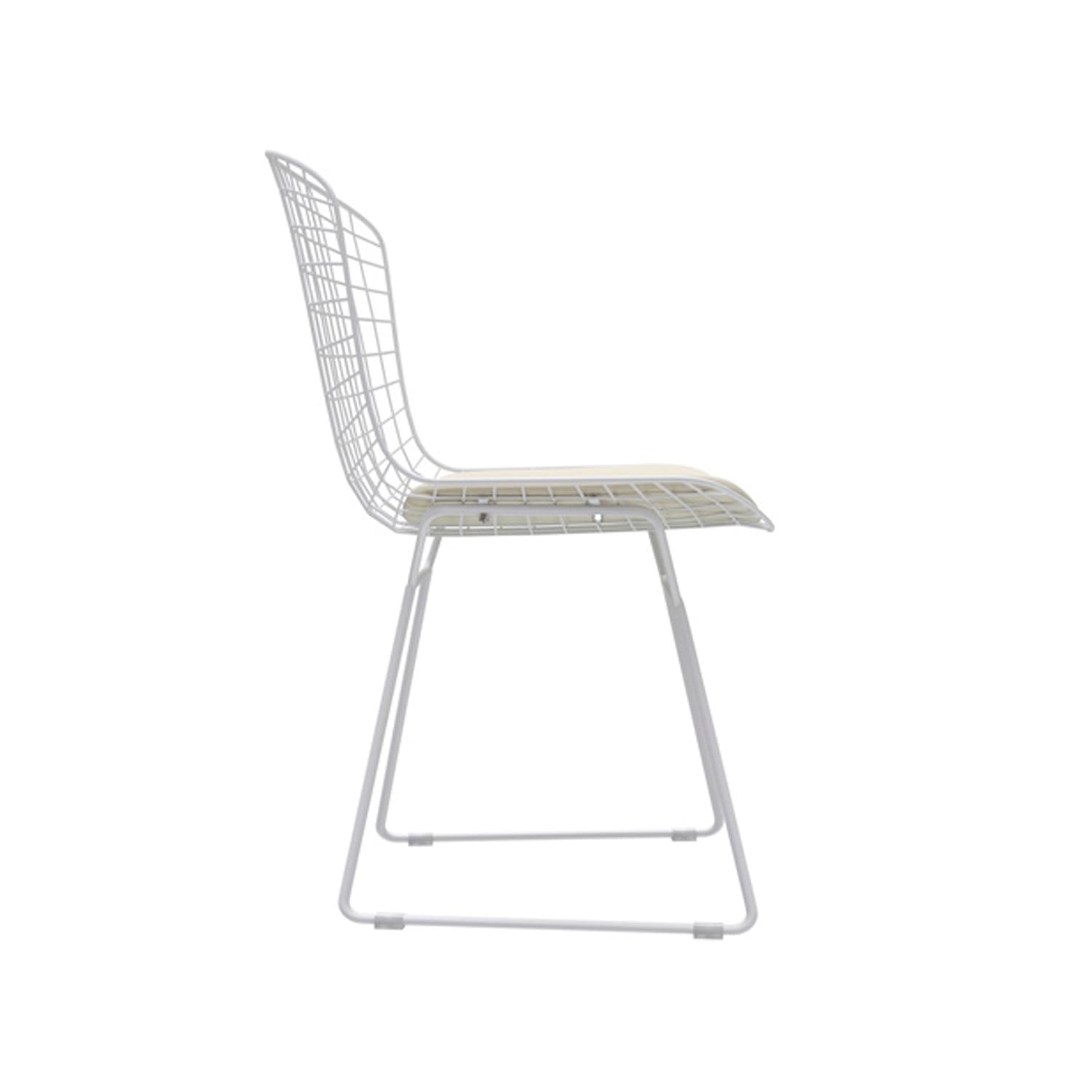 SILLA DE COMEDOR DISEÑO BERTOIA BLANCO OFIDEAS - 3