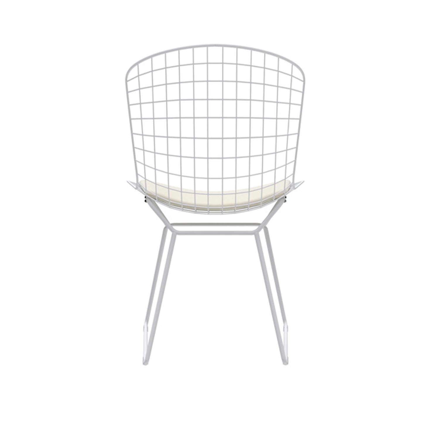 SILLA DE COMEDOR DISEÑO BERTOIA BLANCO OFIDEAS - 5