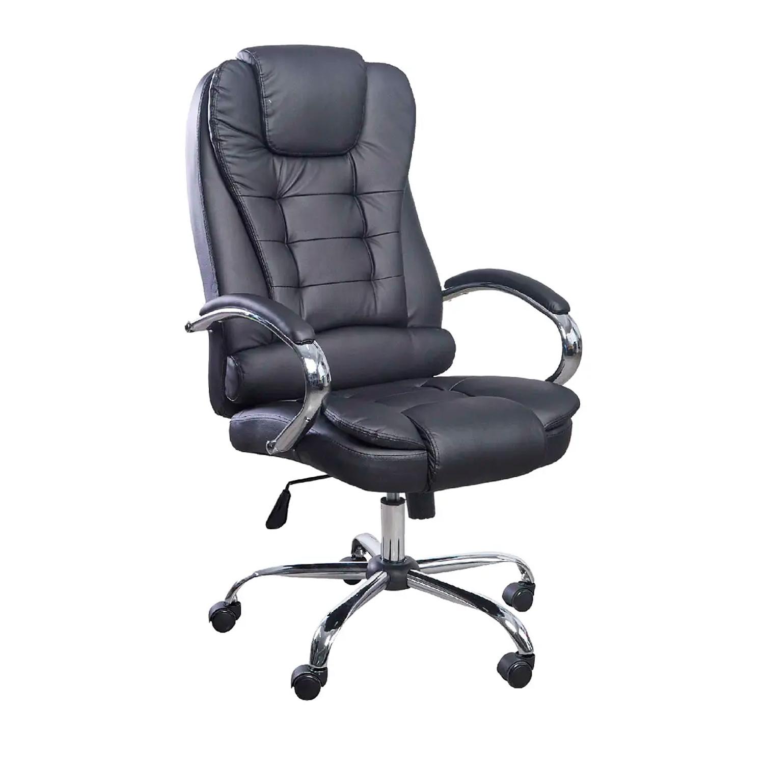 SILLA DE OFICINA ERGONÓMICA ALMIR PRESIDENTE CUERO OFIDEAS - 1