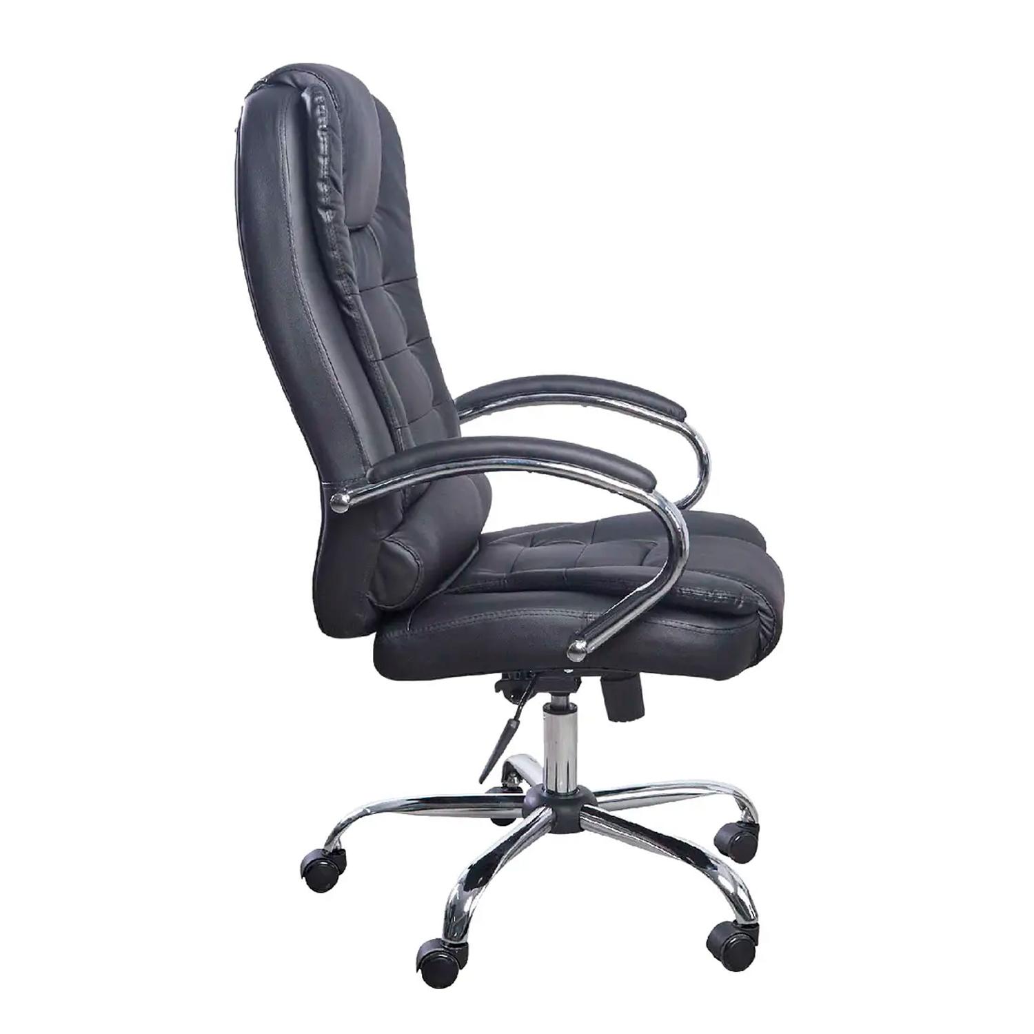 SILLA DE OFICINA ERGONÓMICA ALMIR PRESIDENTE CUERO OFIDEAS - 3