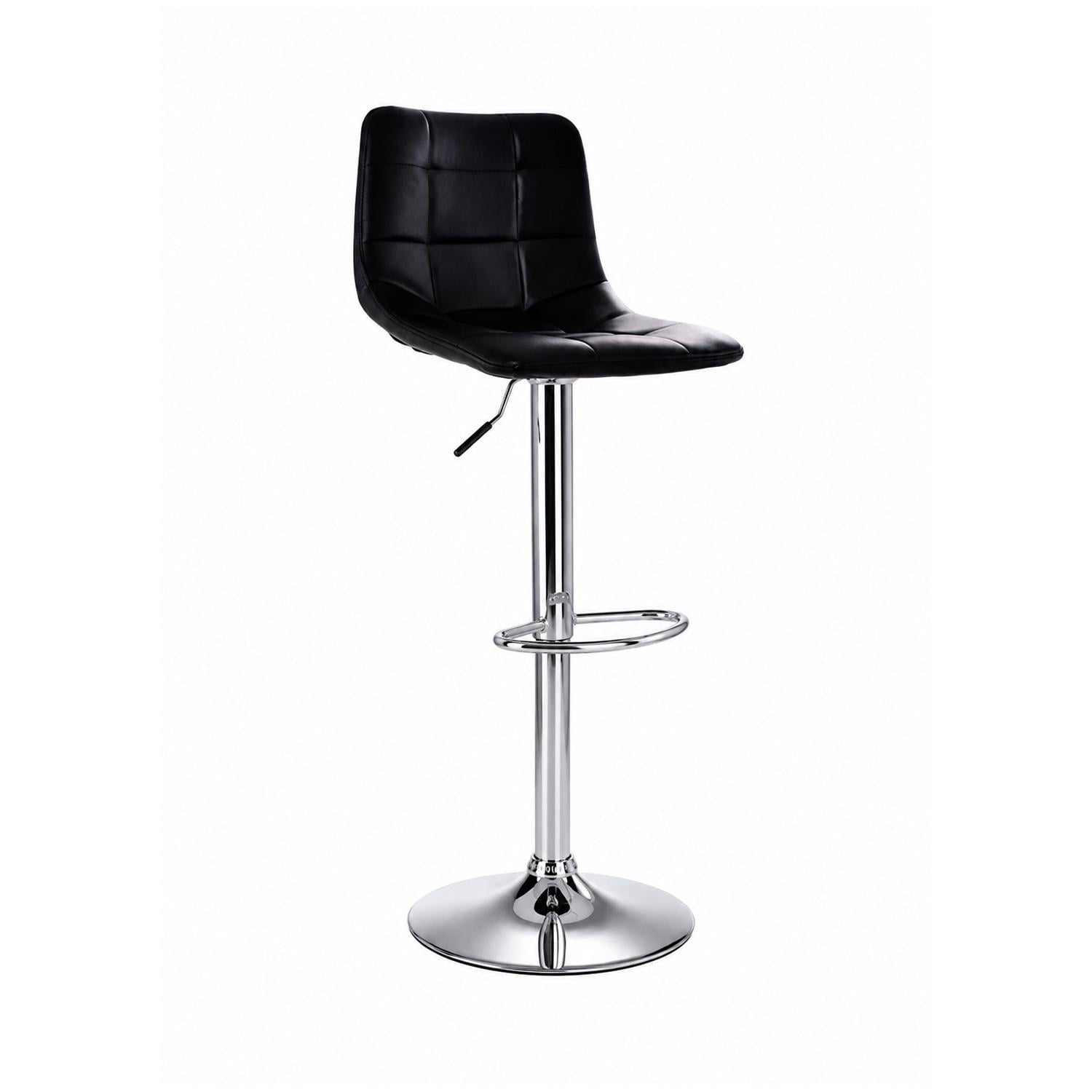 SILLA DE BAR JACK NEGRO BASE CROMO OFIDEAS - 1