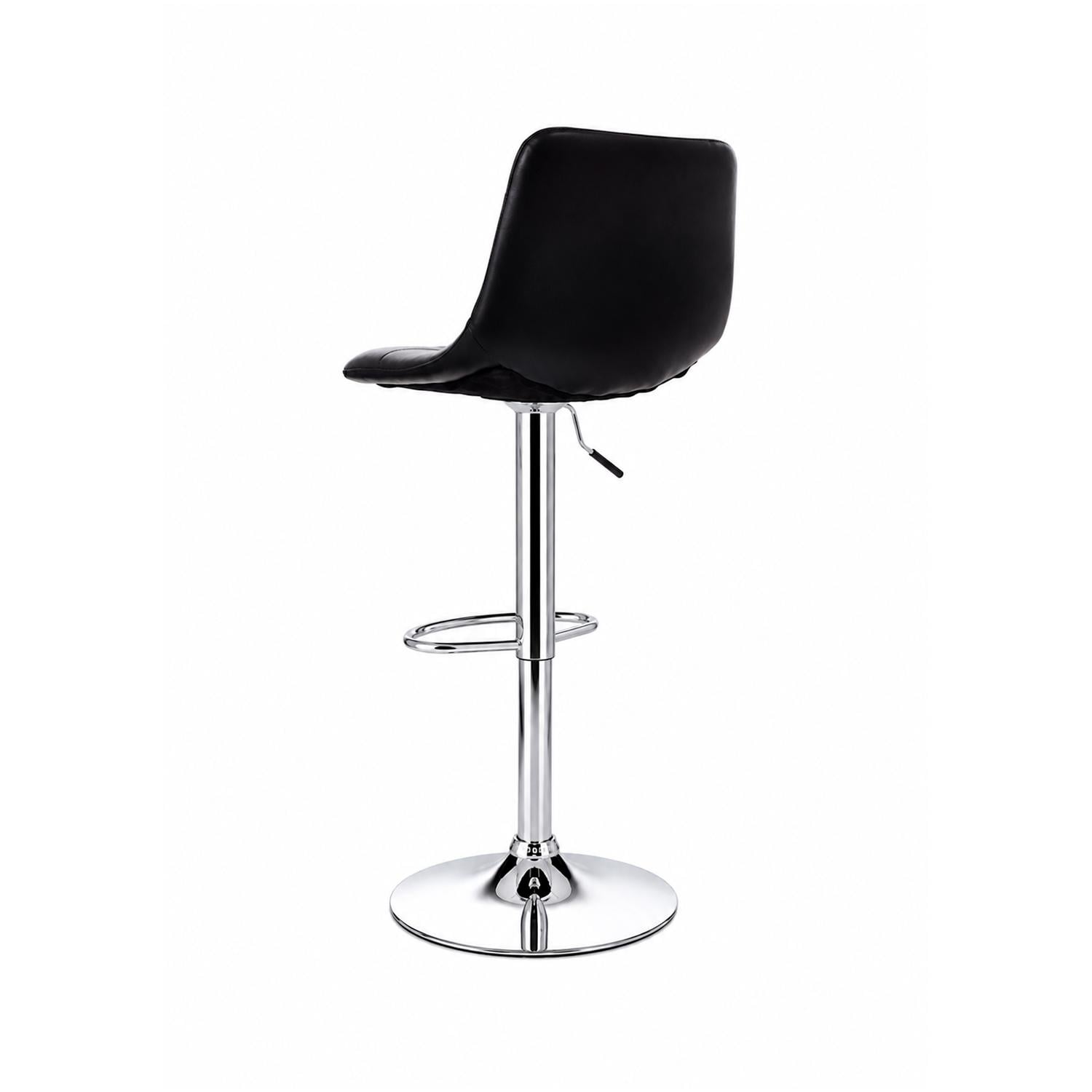 SILLA DE BAR JACK NEGRO BASE CROMO OFIDEAS - 3