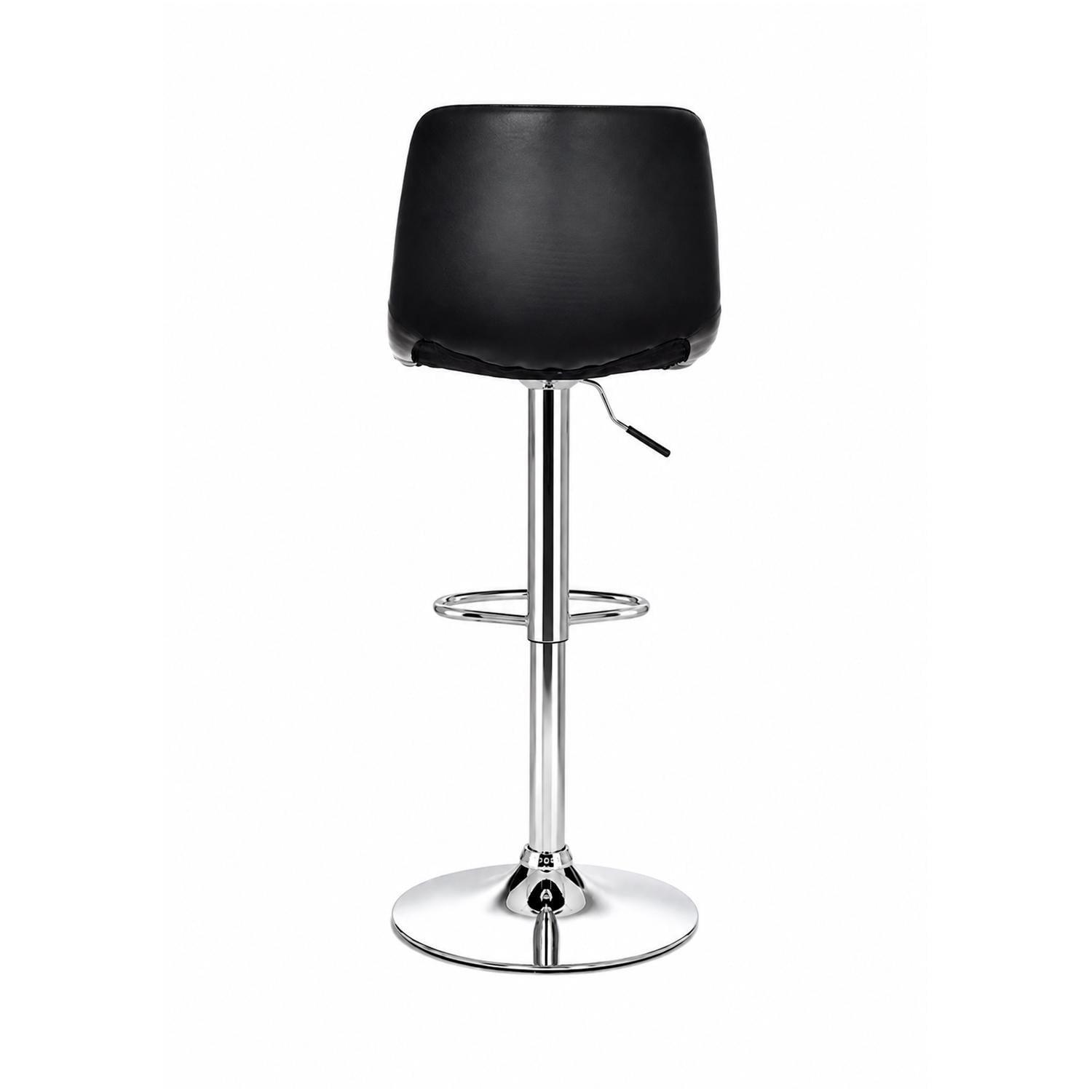 SILLA DE BAR JACK NEGRO BASE CROMO OFIDEAS - 4
