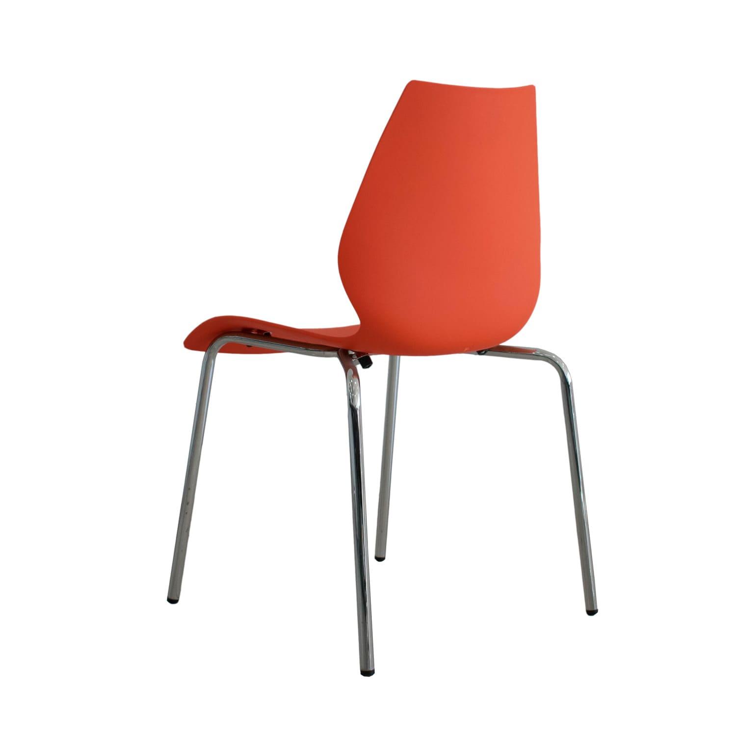 SILLA DE COMEDOR DISEÑO BRENDA ROJO OFIDEAS - 3